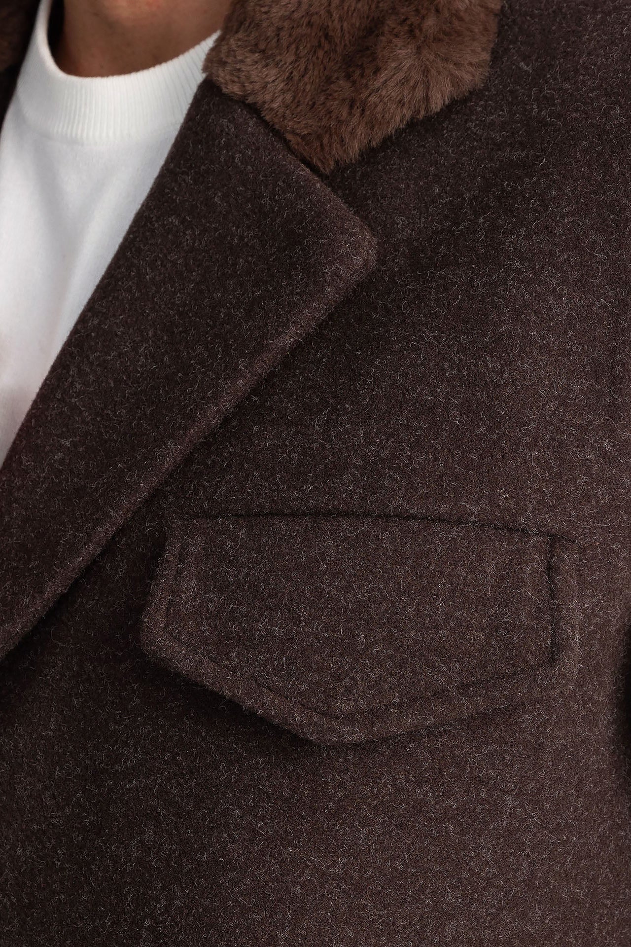 Men Brown Ted’s Vest by Hajruss