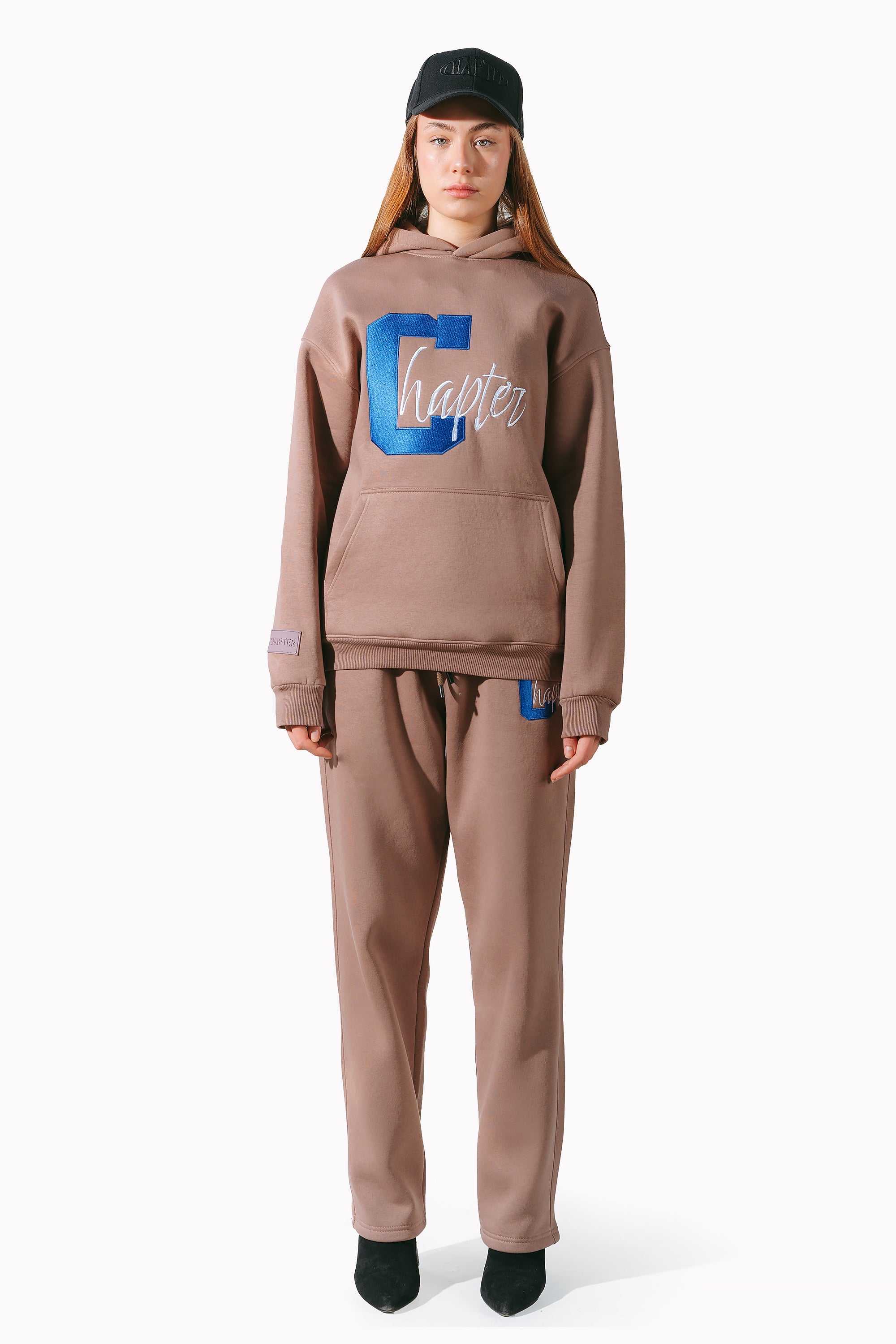 Taupe Unisex C Logo Sweatpants by Chapter