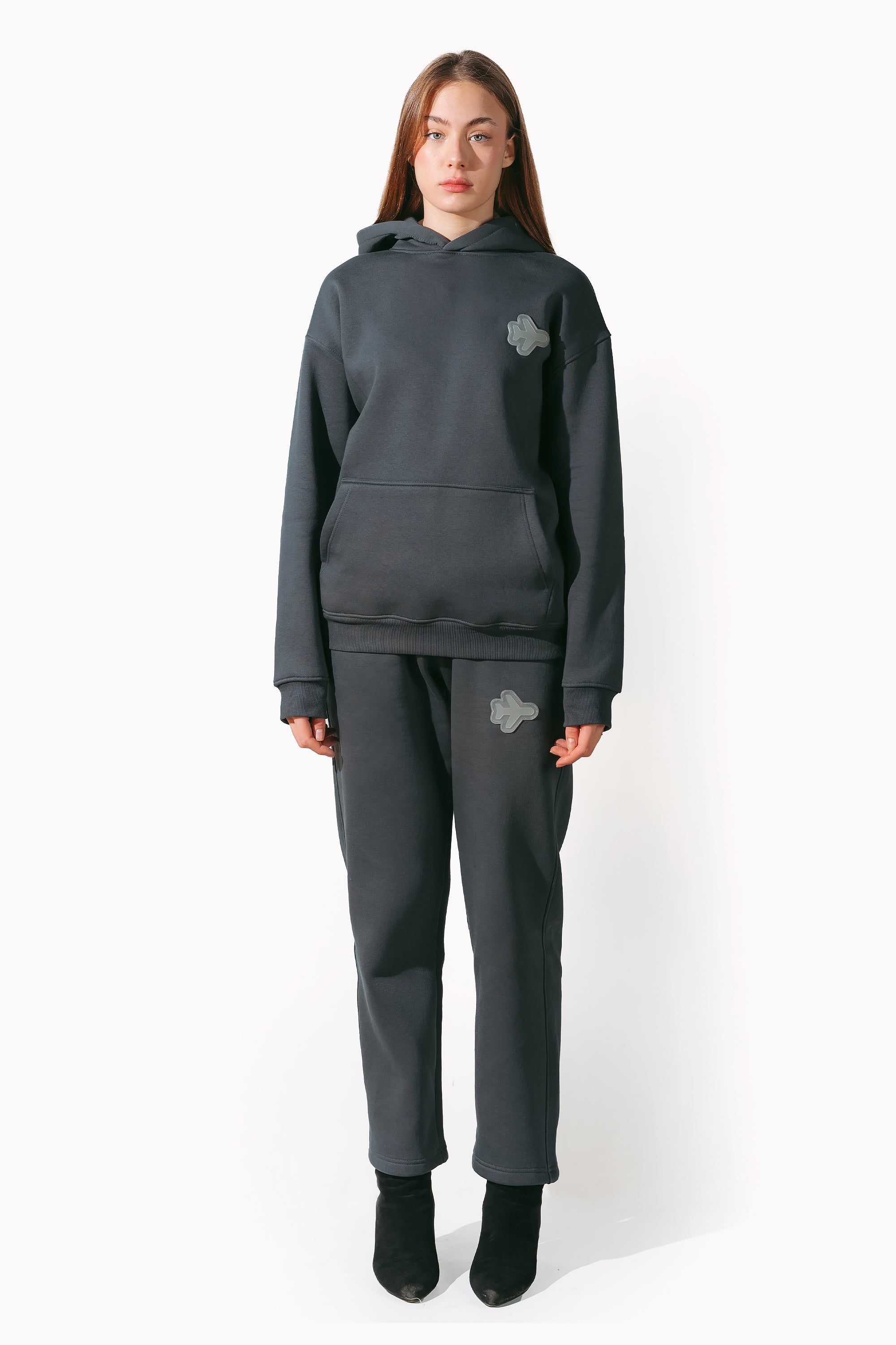 Grey Unisex Flight Sweatpants by Chapter