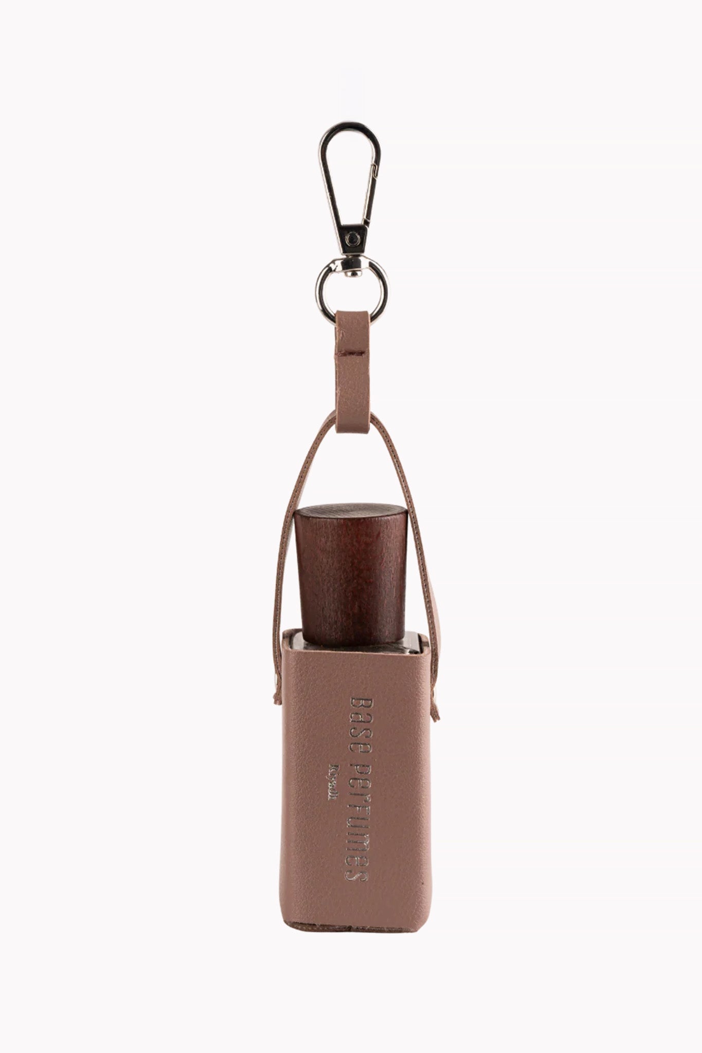 Pink 30ml Leather Bag Charm by The Base Perfume