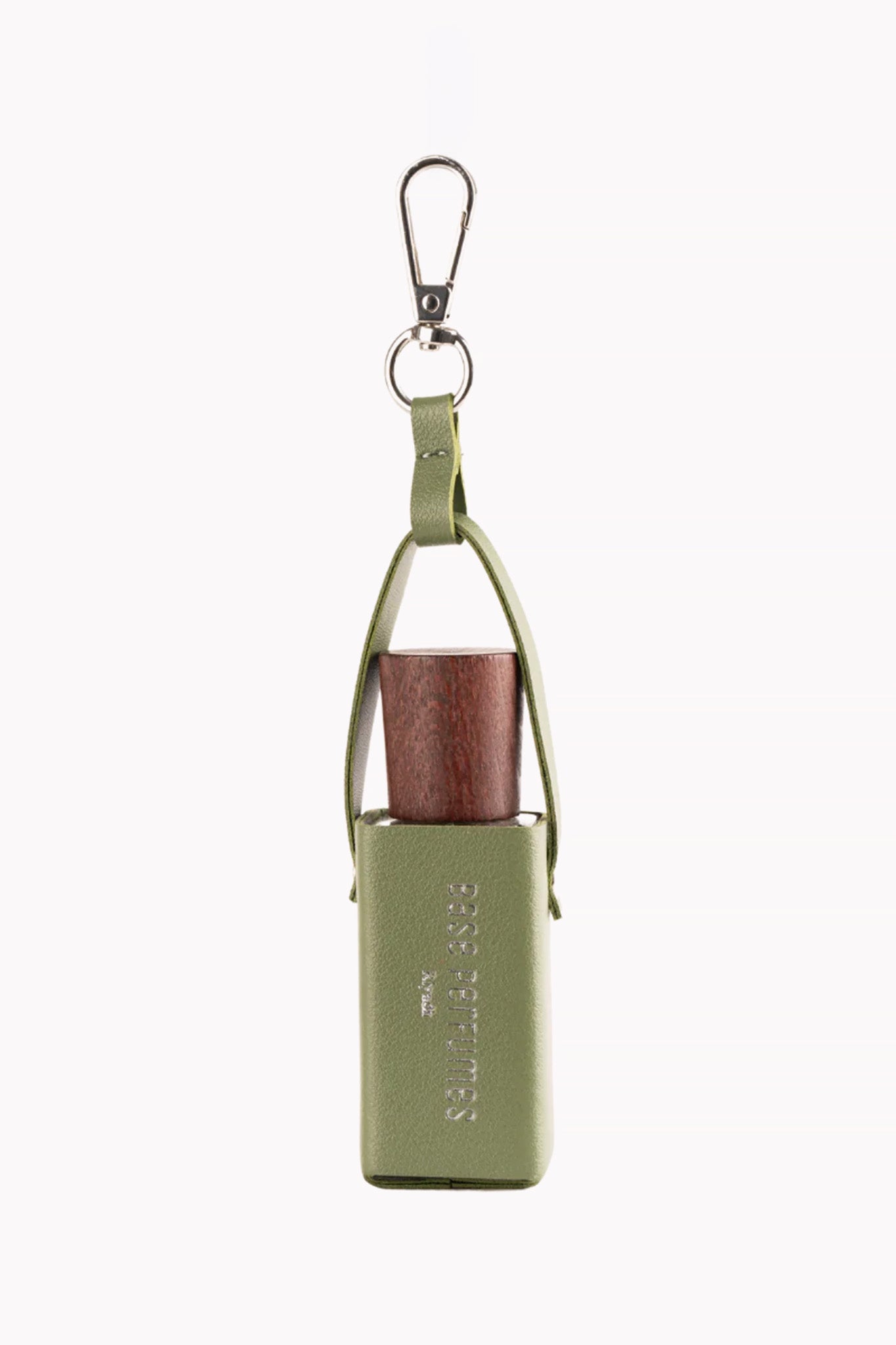 Green 30ml Leather Bag Charm by The Base Perfume