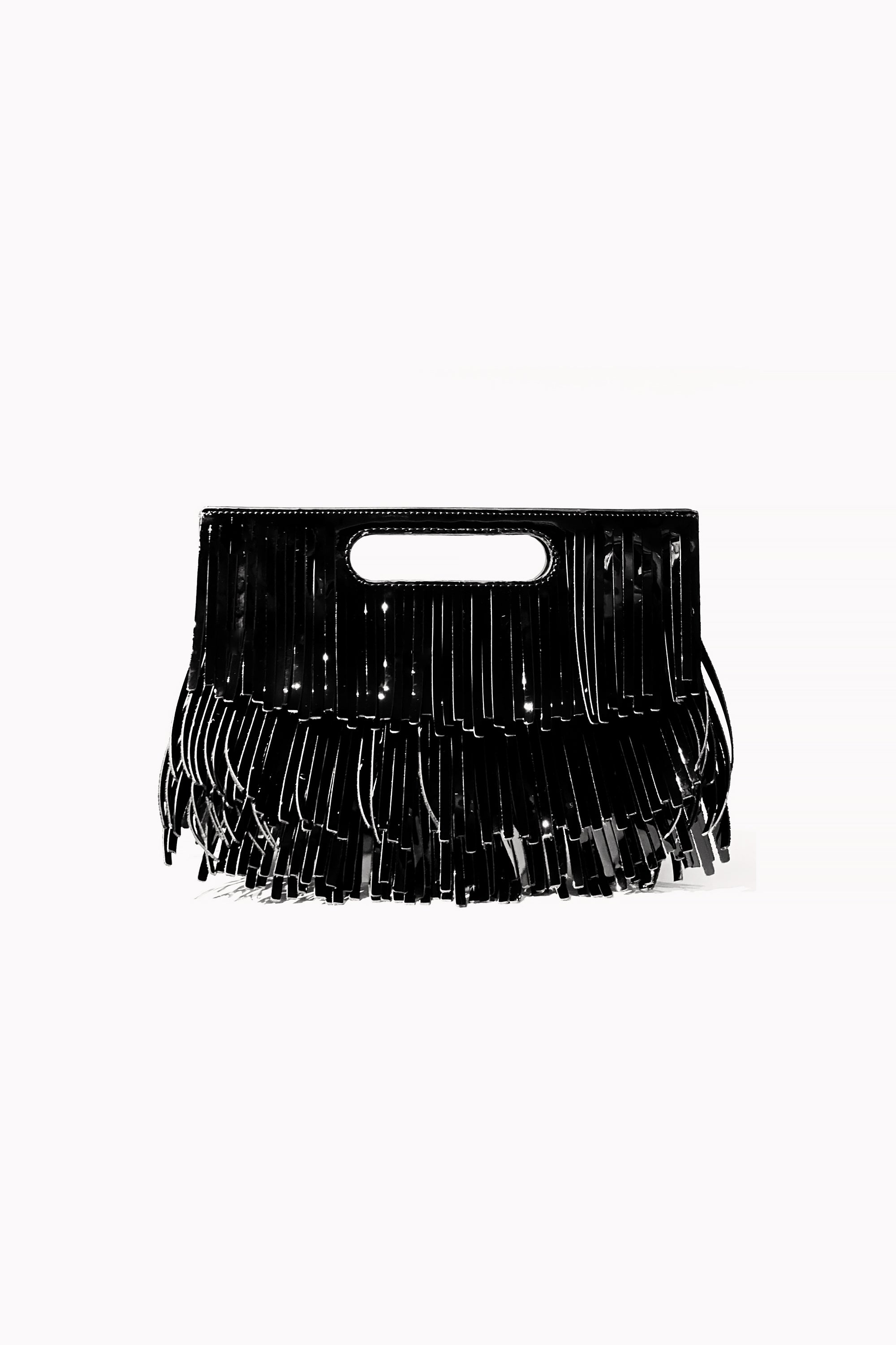 Black Spaghetti Clutch by Moski