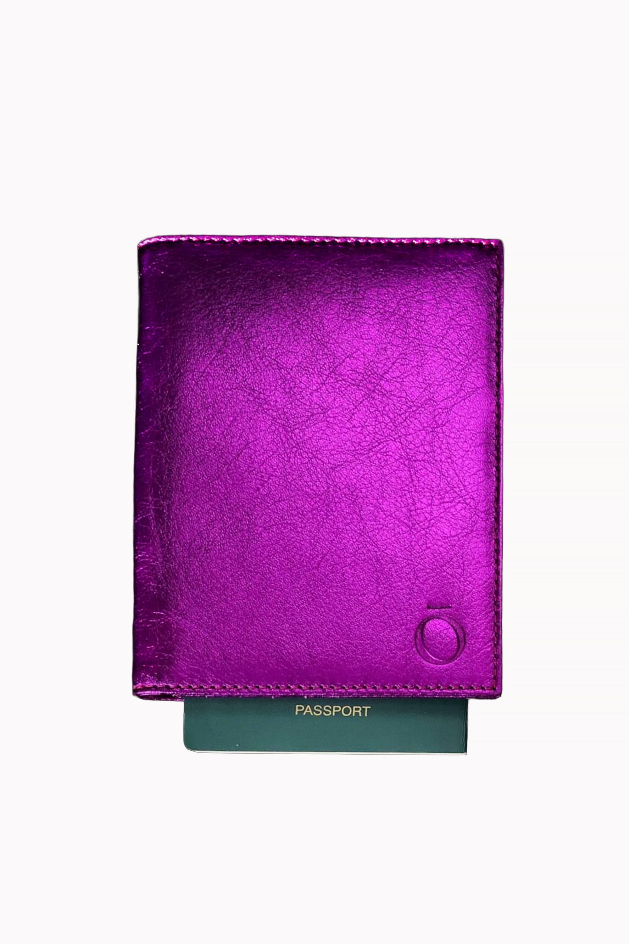 Fuchsia Passport Holder by Moski