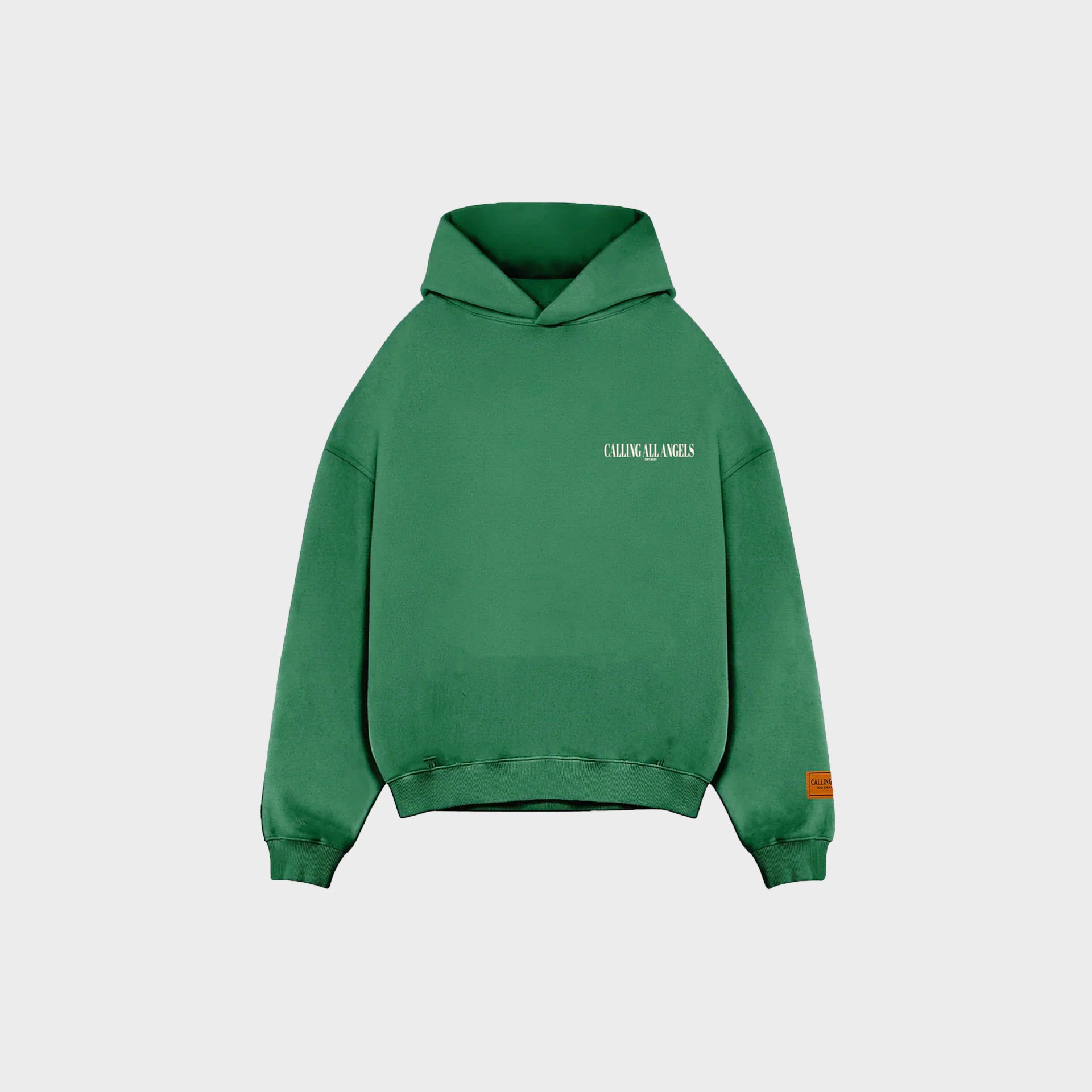 Je Parle Croissants Green Hoodie From Calling All Angels