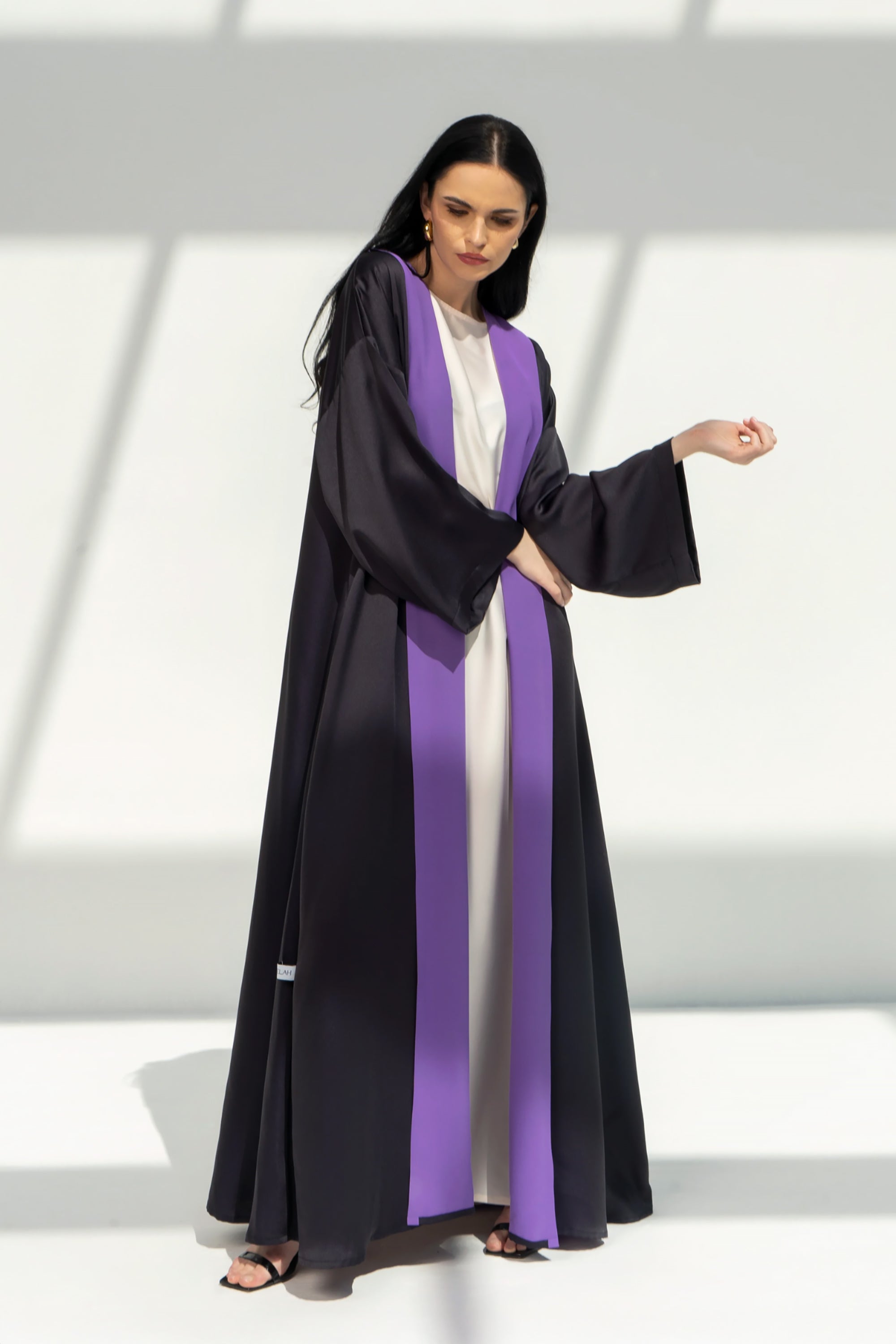 Purple Amaranth Abaya by Meelah