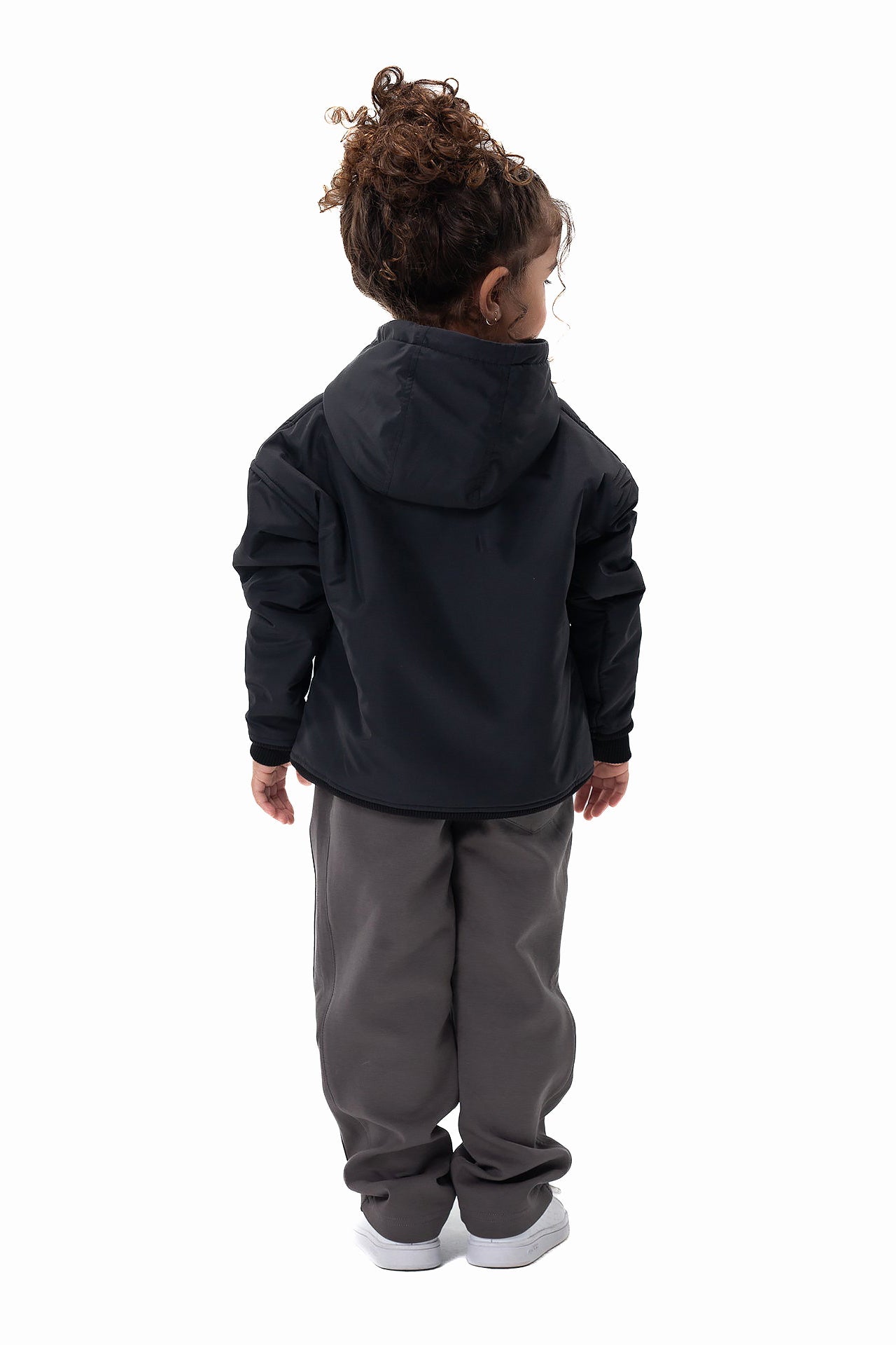 Kids' Black Snowy Hoodie By Weaver Design