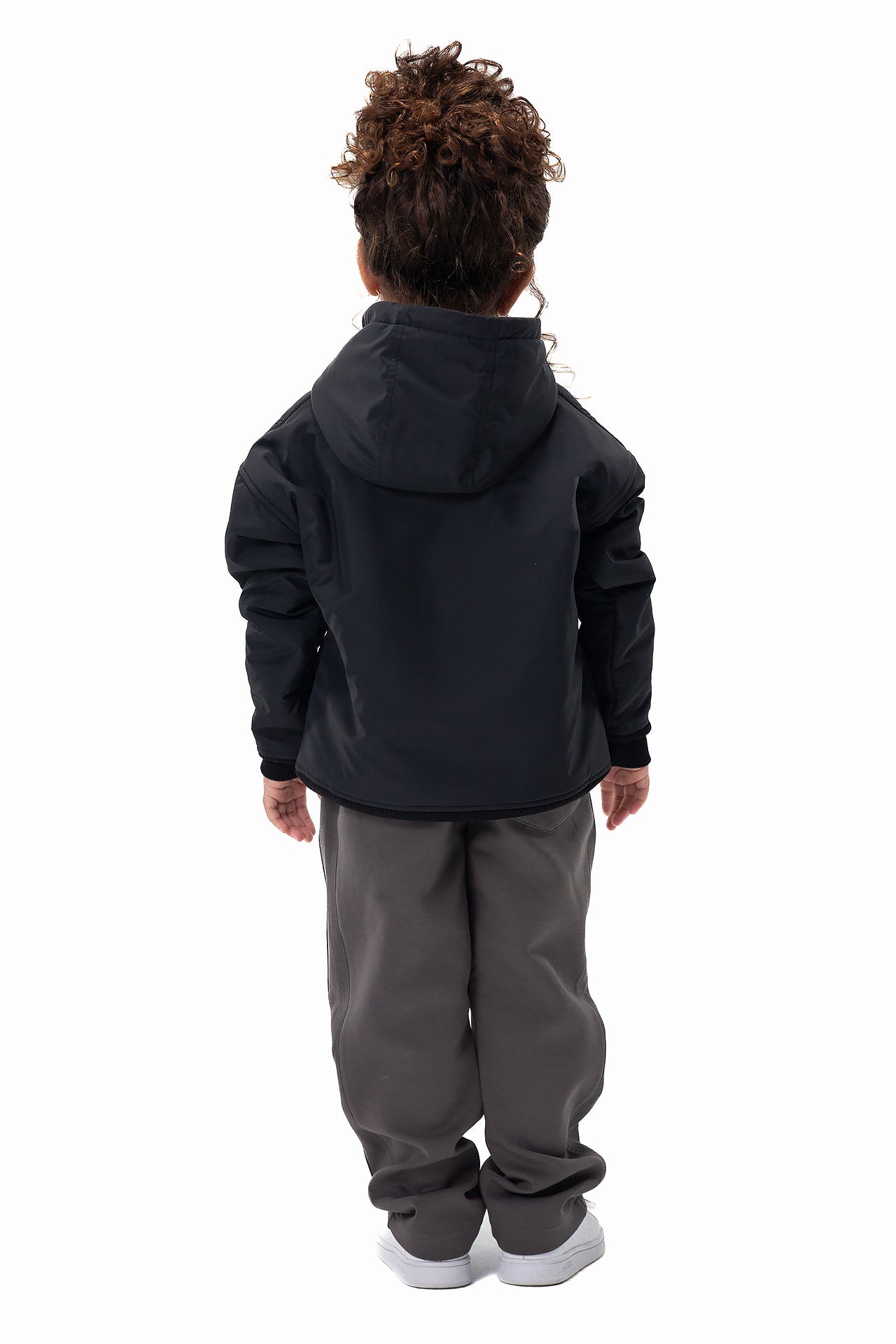 Kids' Black Snowy Hoodie By Weaver Design