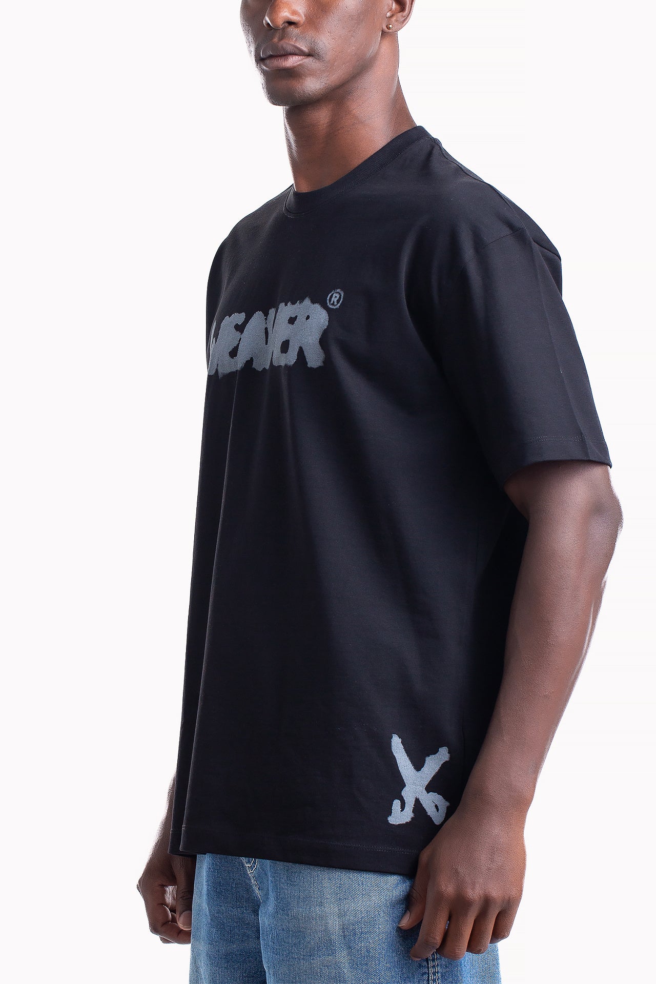 Black Cotton Ink T-shirt by Weaver Design
