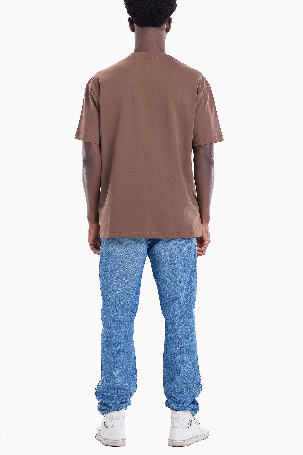 Brown Cotton Ink T-shirt by Weaver Design