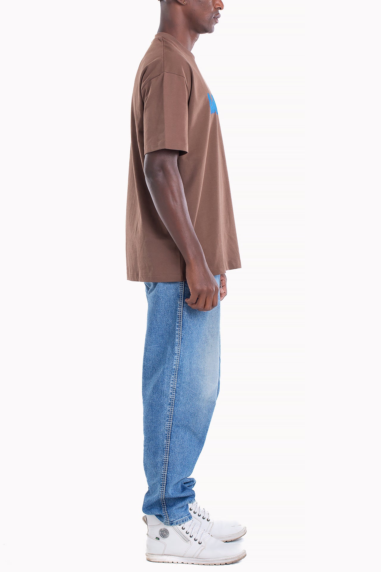 Brown Cotton Ink T-shirt by Weaver Design