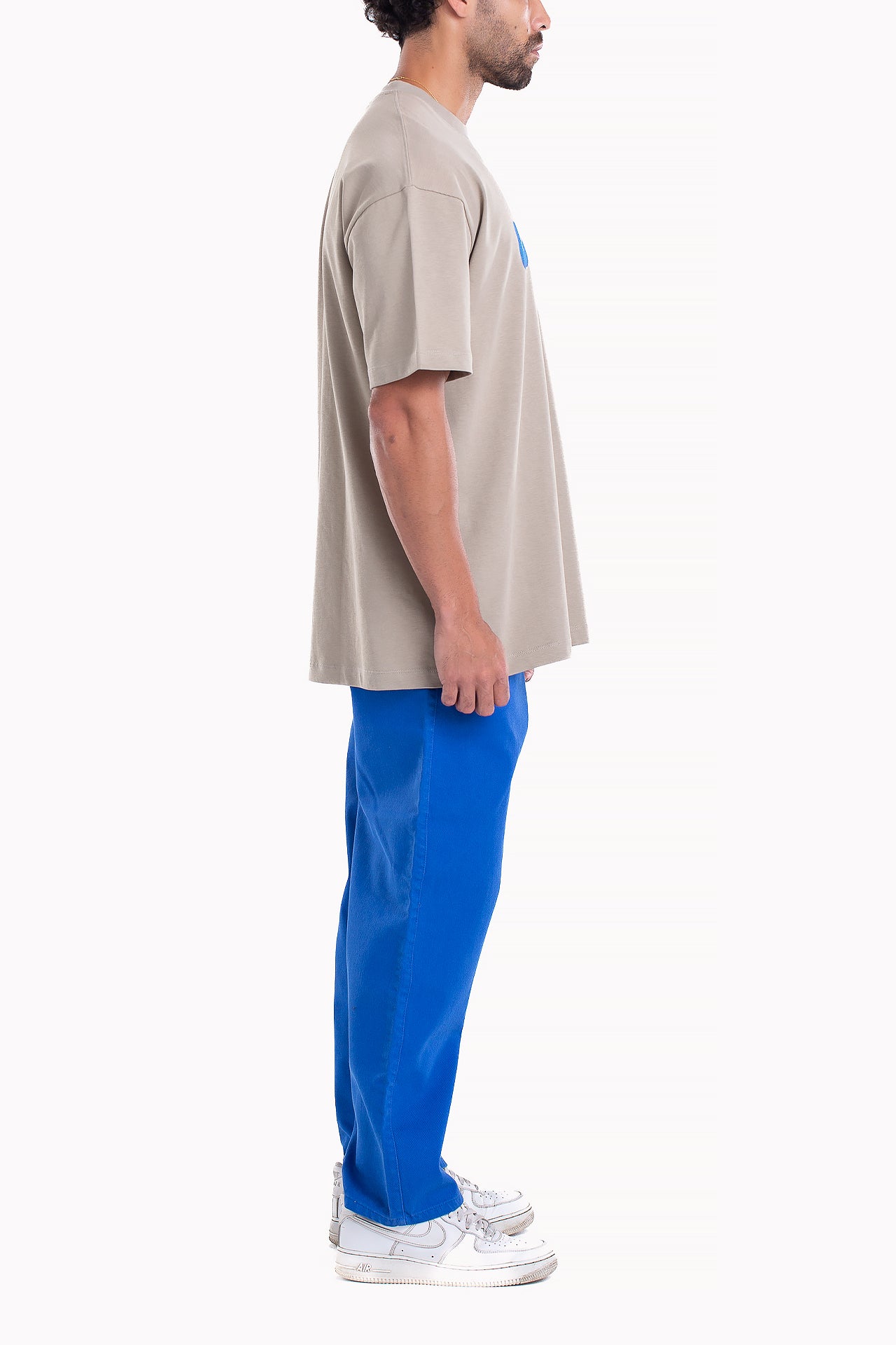 Light Grey Cotton Ink T-shirt by Weaver Design
