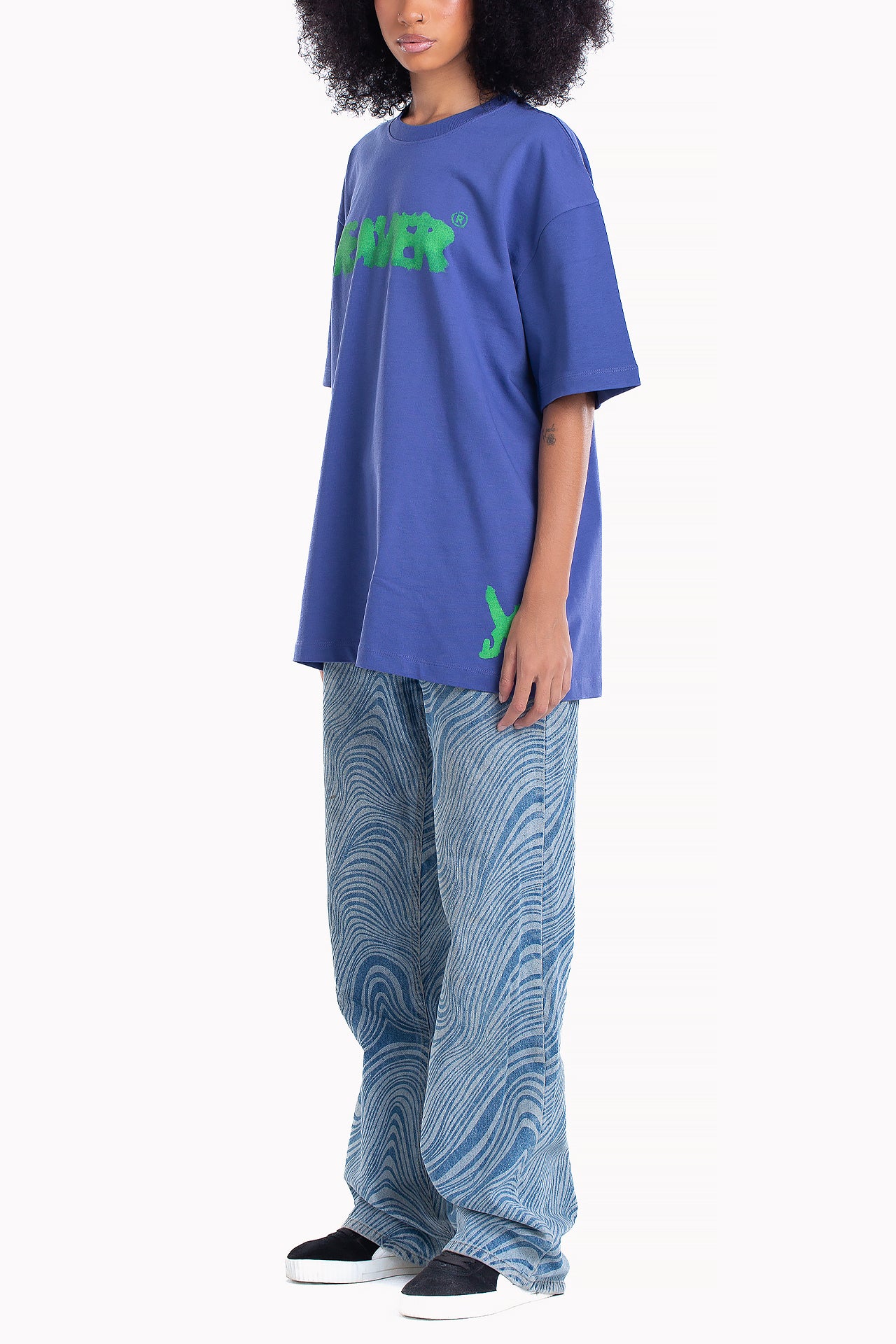 Blue Cotton Ink T-shirt by Weaver Design