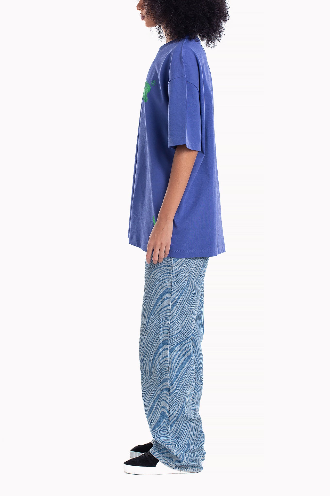Blue Cotton Ink T-shirt by Weaver Design