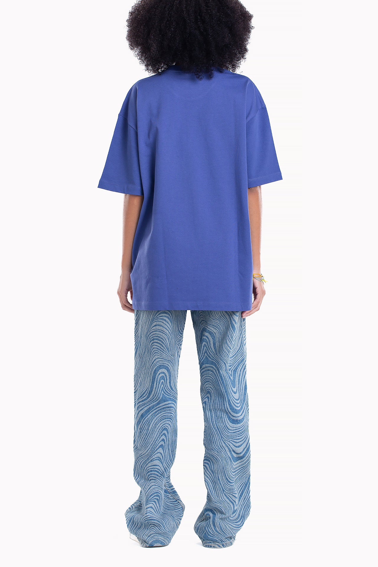 Blue Cotton Ink T-shirt by Weaver Design