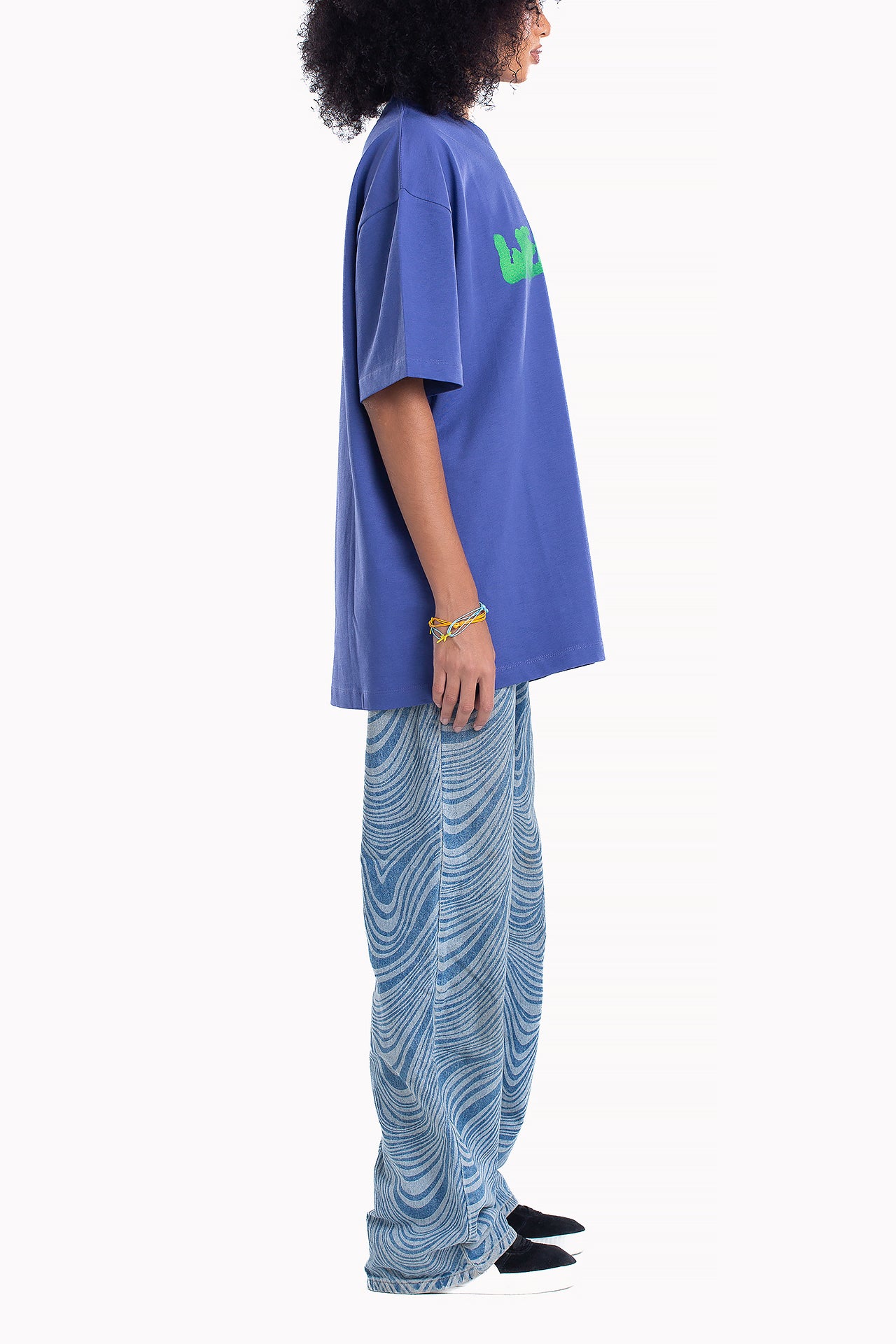 Blue Cotton Ink T-shirt by Weaver Design