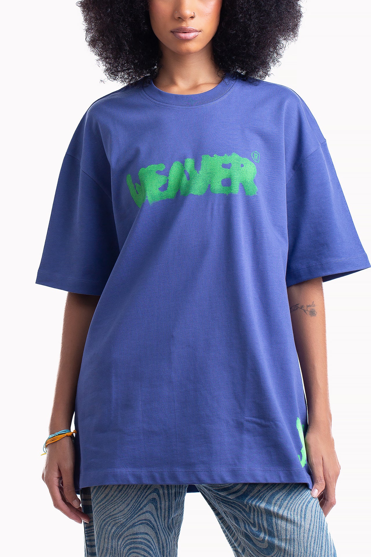 Blue Cotton Ink T-shirt by Weaver Design