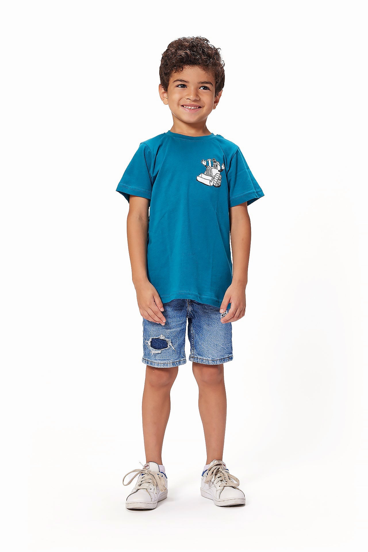 Kids Blue Build N Break T-shirt By In Your Shoe