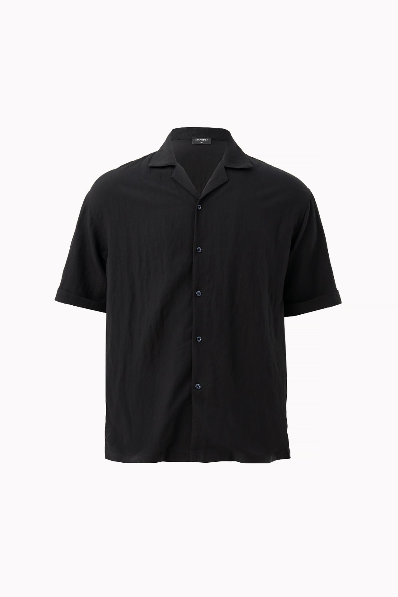 Men Black Linen Shirt by Z Brand
