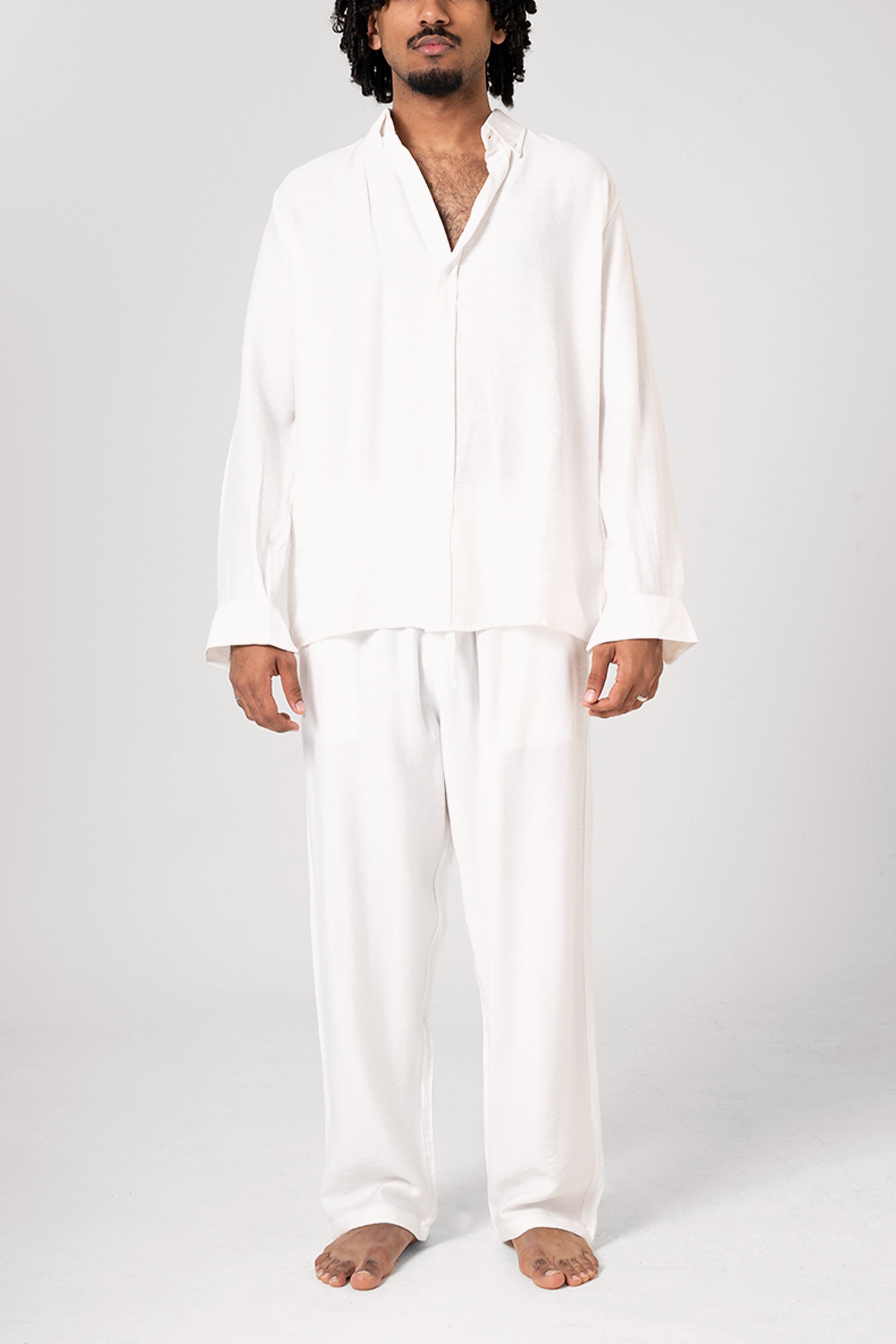 White Linen Shirt by Seemly