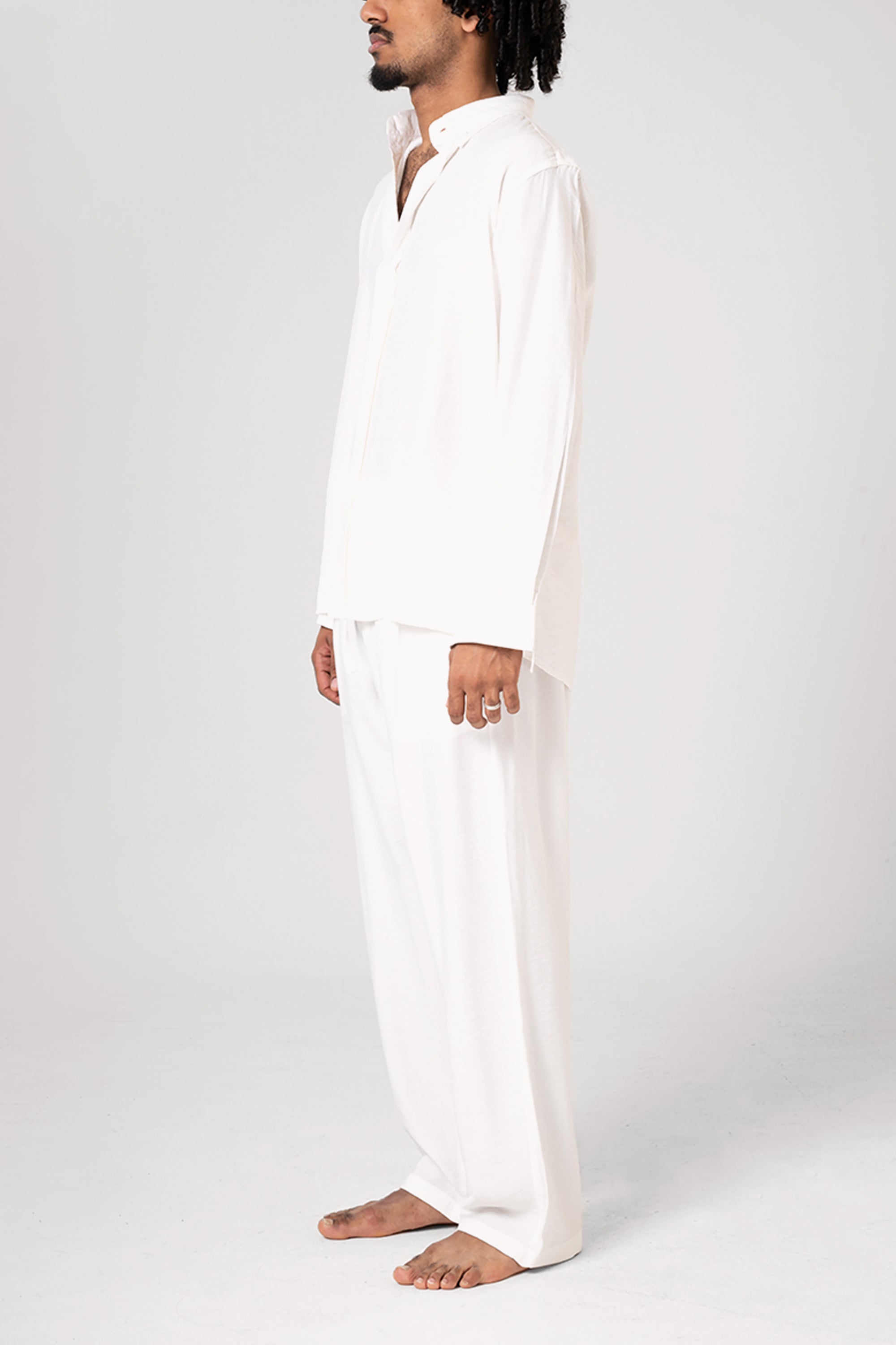 White Linen Shirt by Seemly