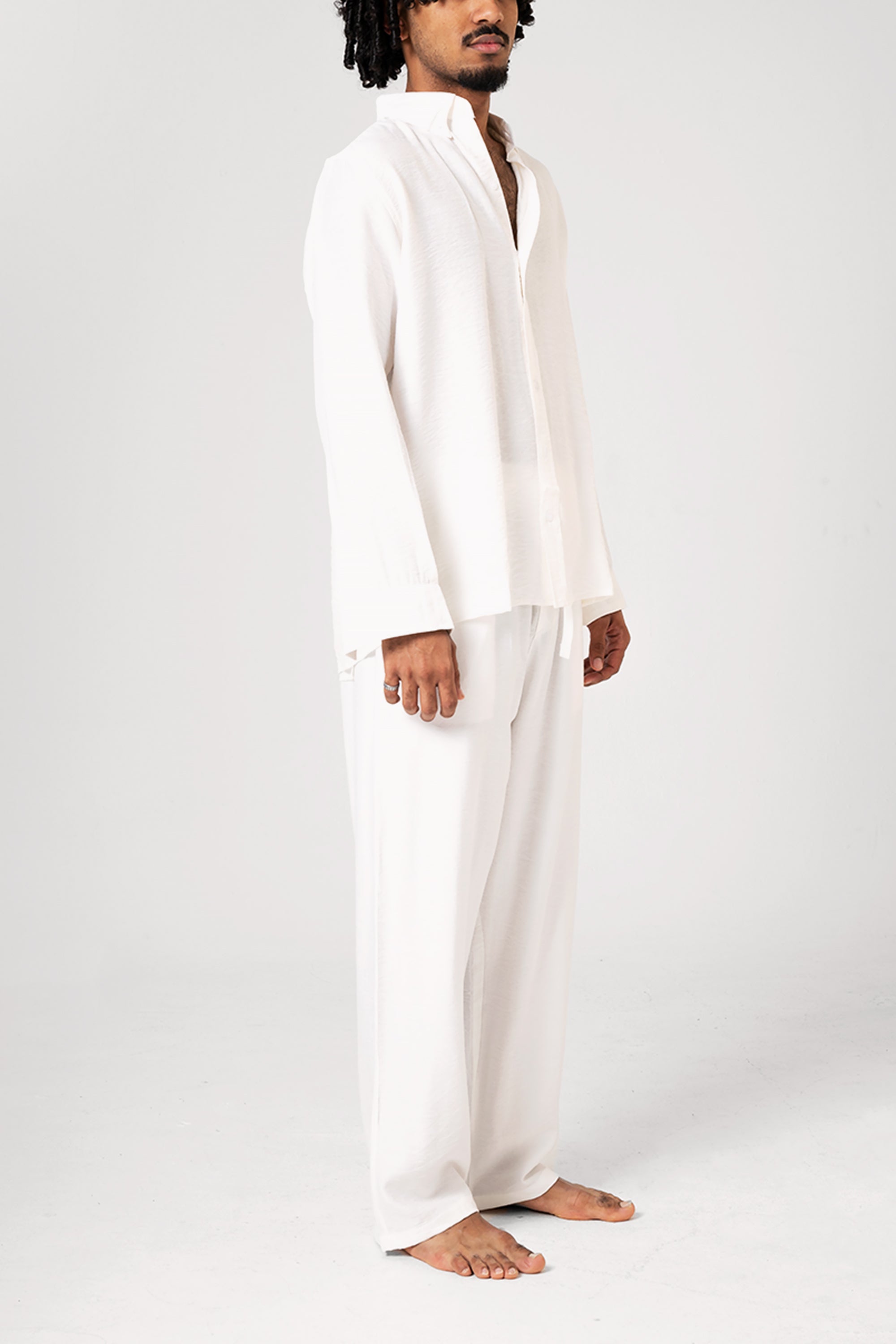 White Linen Shirt by Seemly