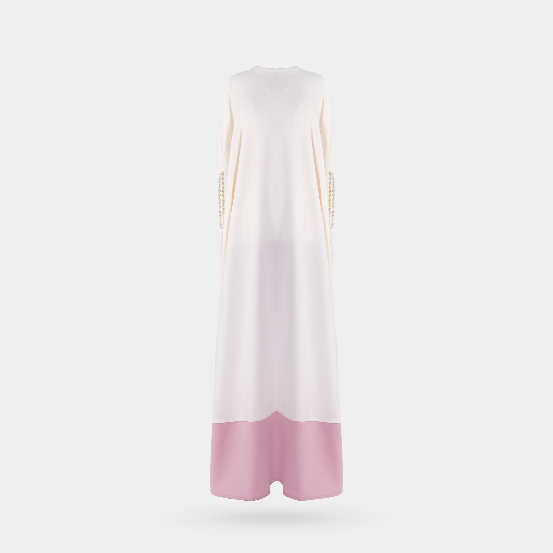 White and Purple Long Dress From Darzah
