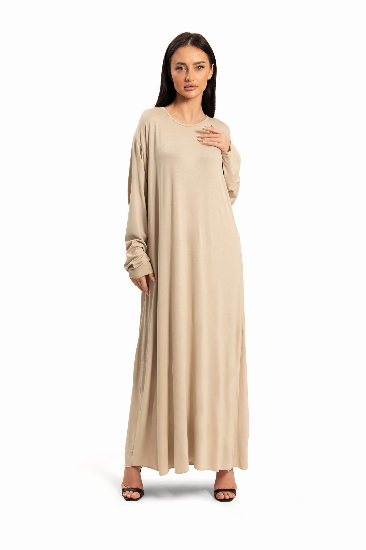 Women Undergarment Dress By WECRE8 - Available in White, Beige and Black