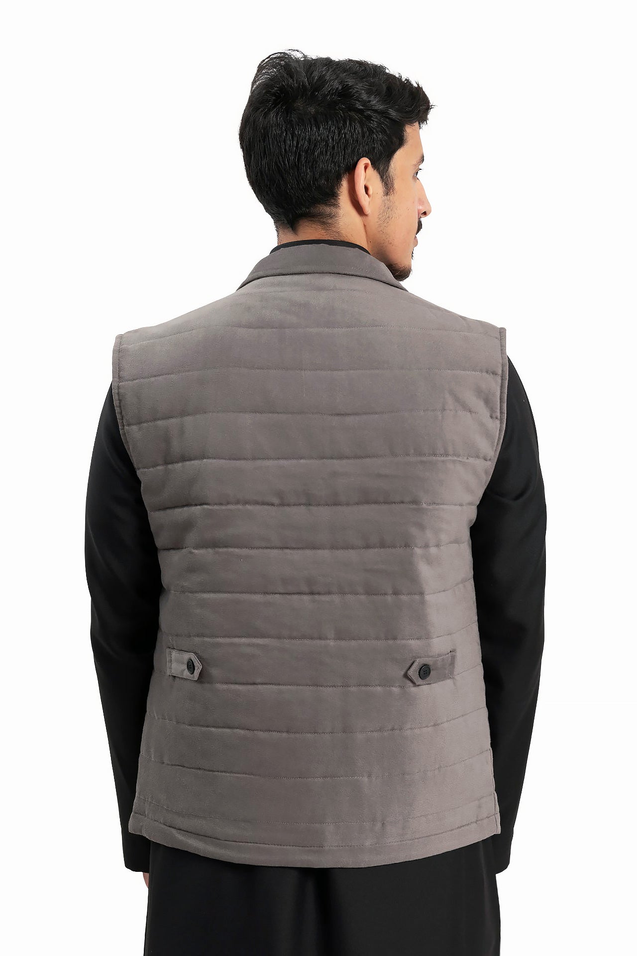 Men Gray Vest by WECRE8