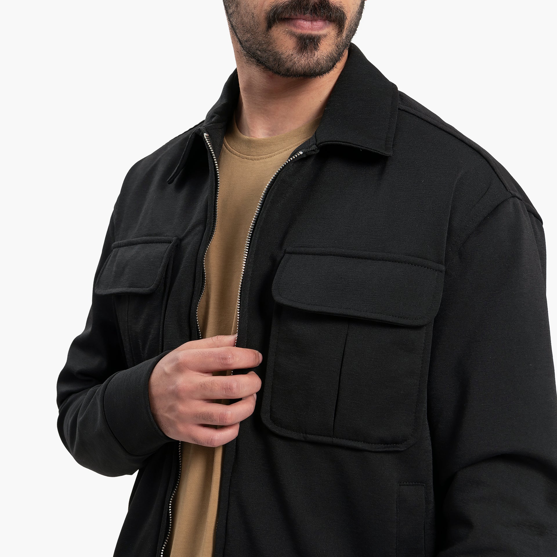 Men Black Jacket and Pants Set By WECRE8