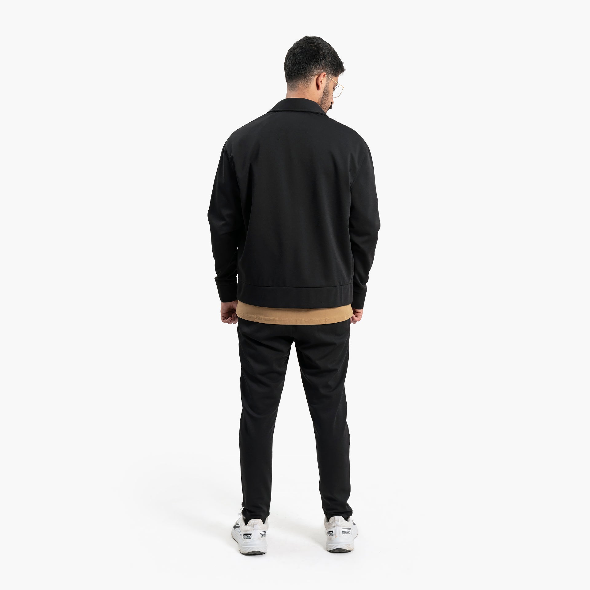Men Black Jacket and Pants Set By WECRE8