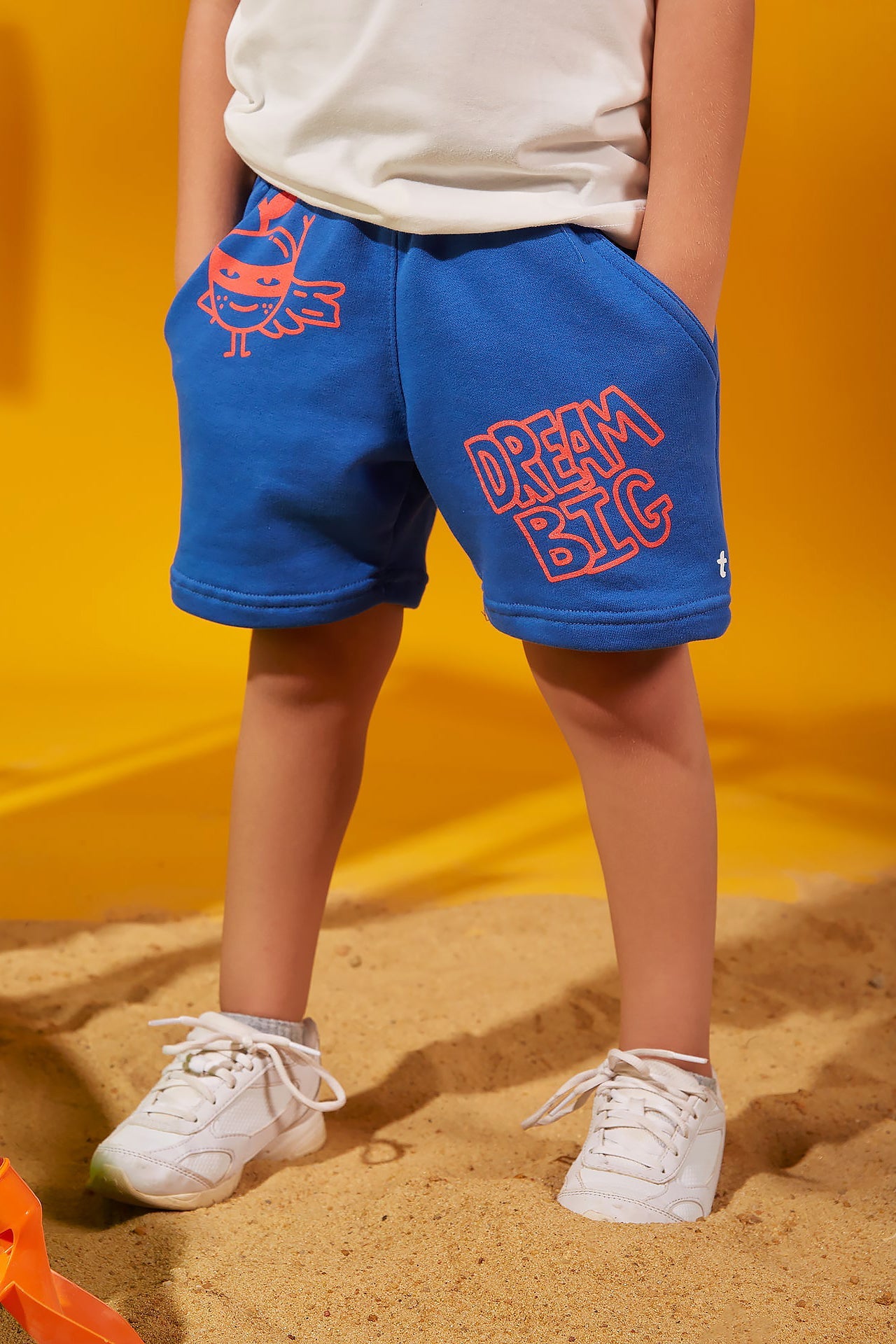 Kids Blue Dream Big Sworts By In Your Shoe