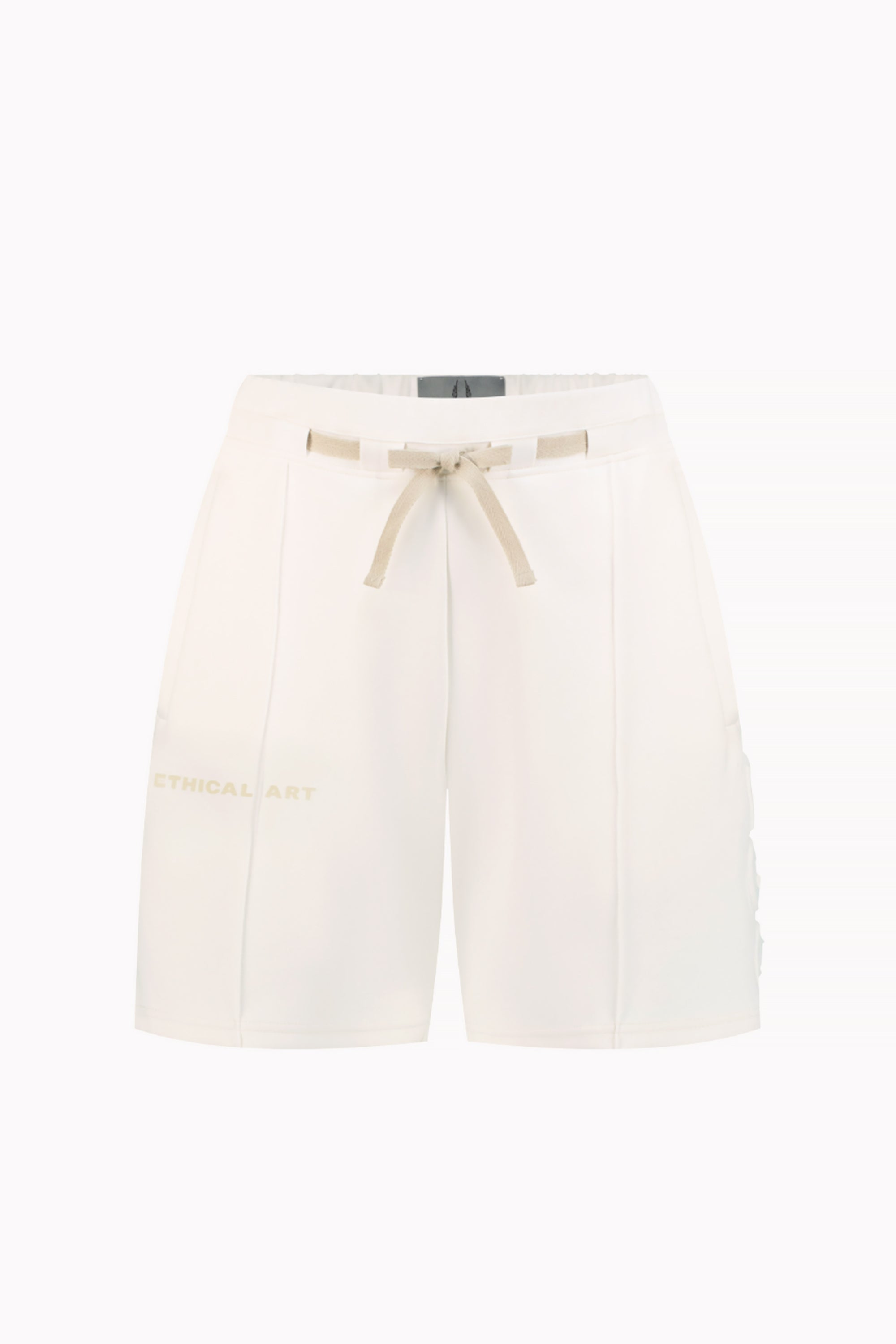 Off-White Unisex EGO Embossed Oversized Shorts by EGO Sustainable