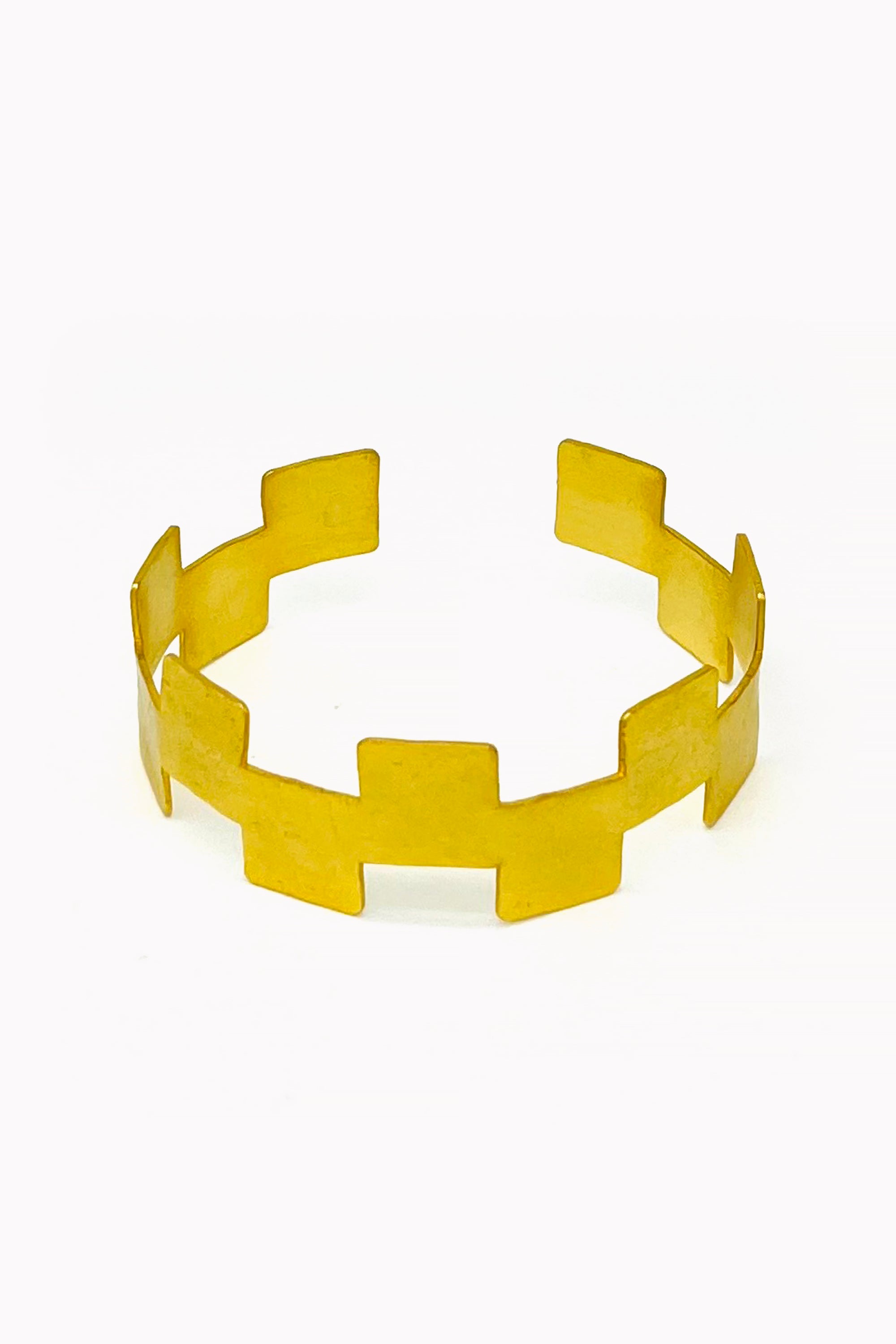 Gold Handmade Geometric Bracelet by M Collection