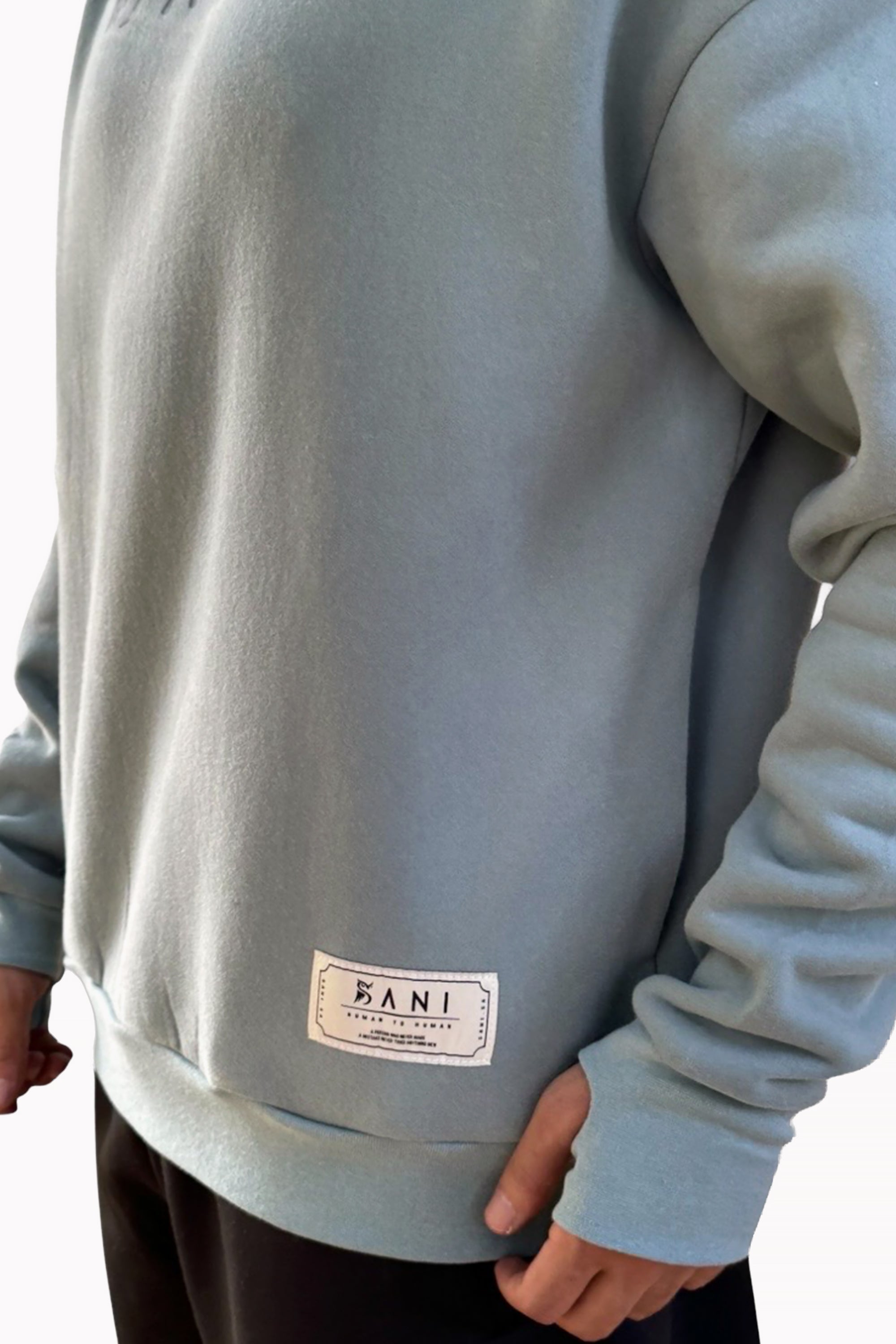 Grey Unisex Signature Hoodie by Sani