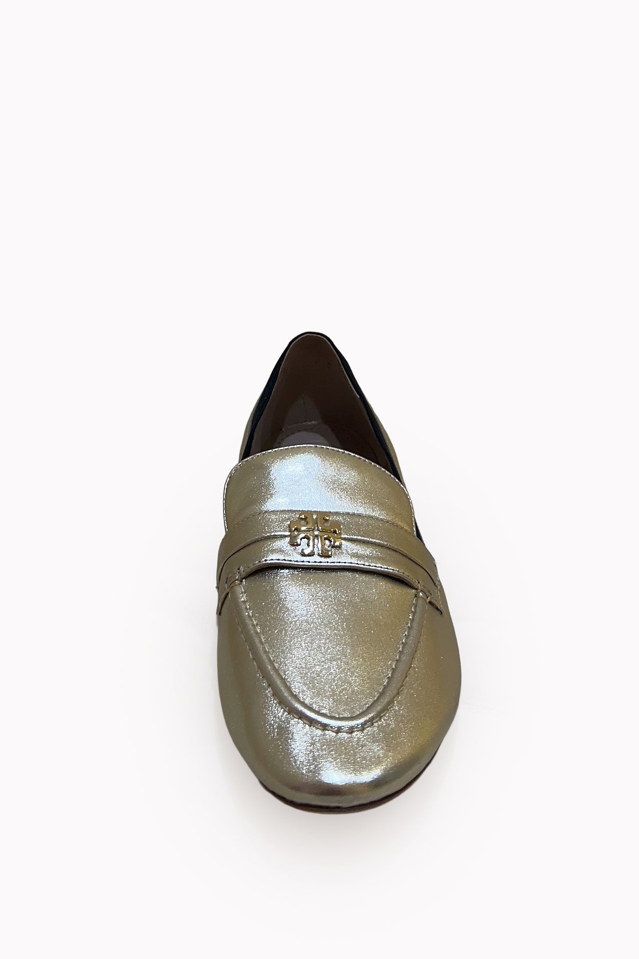 Car Shoe Gold Metallic Loafers by Vintage SAAF
