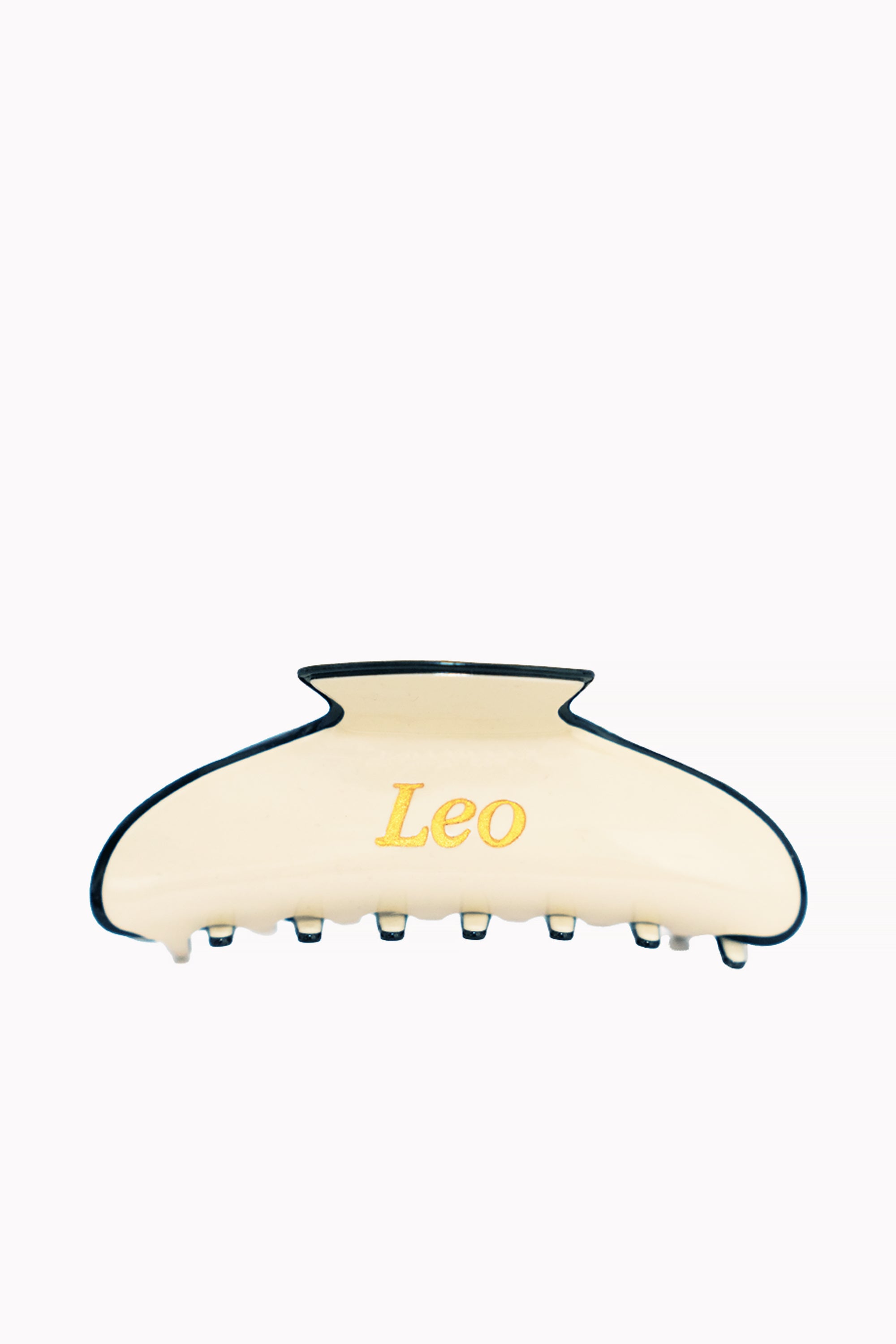 Off-White Leo Engraved Hair Claw Clip by Faine
