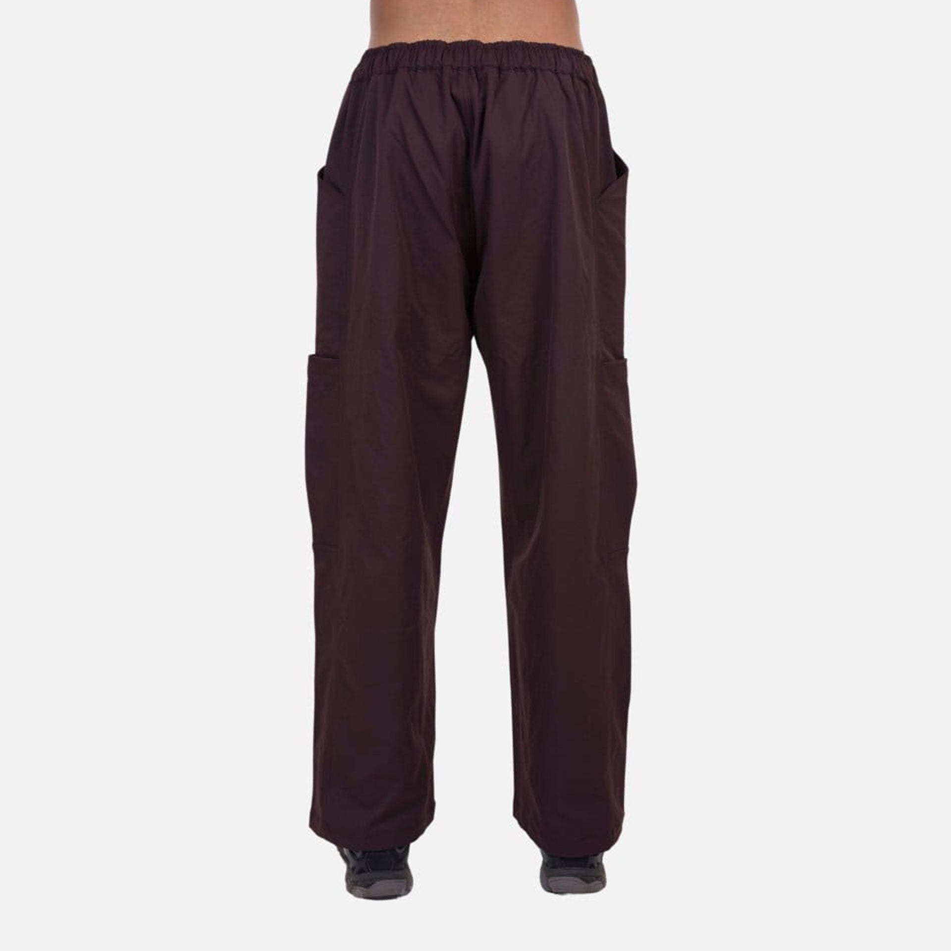 Dark Purple Pants With Side Pockets By Dracaena Cinnabari
