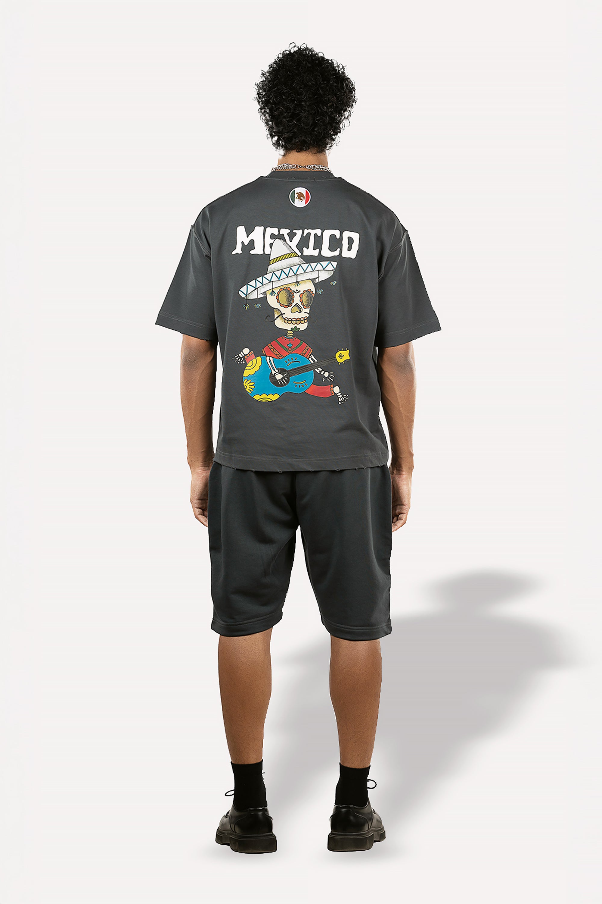 Grey Mexico Set of T-Shirt and Shorts by Maps