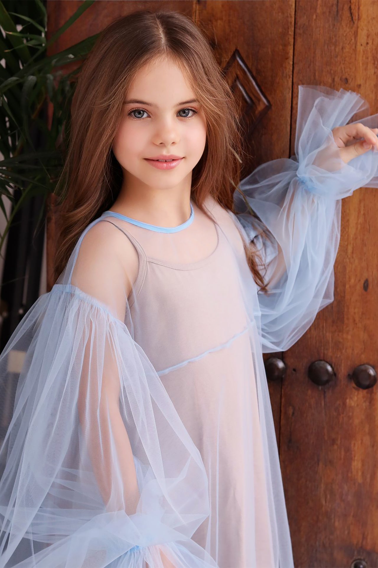 Seraphine Blue Maxi Dress by Katee's Kids