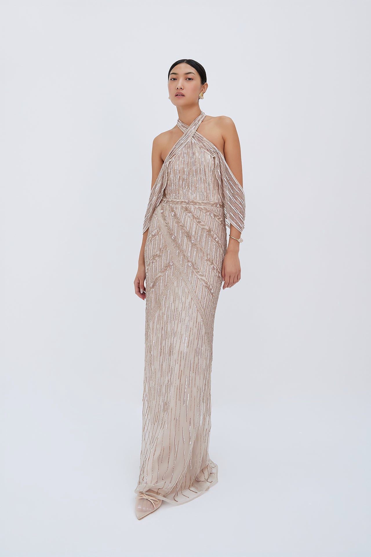 Nude Mia Gown by Raishma