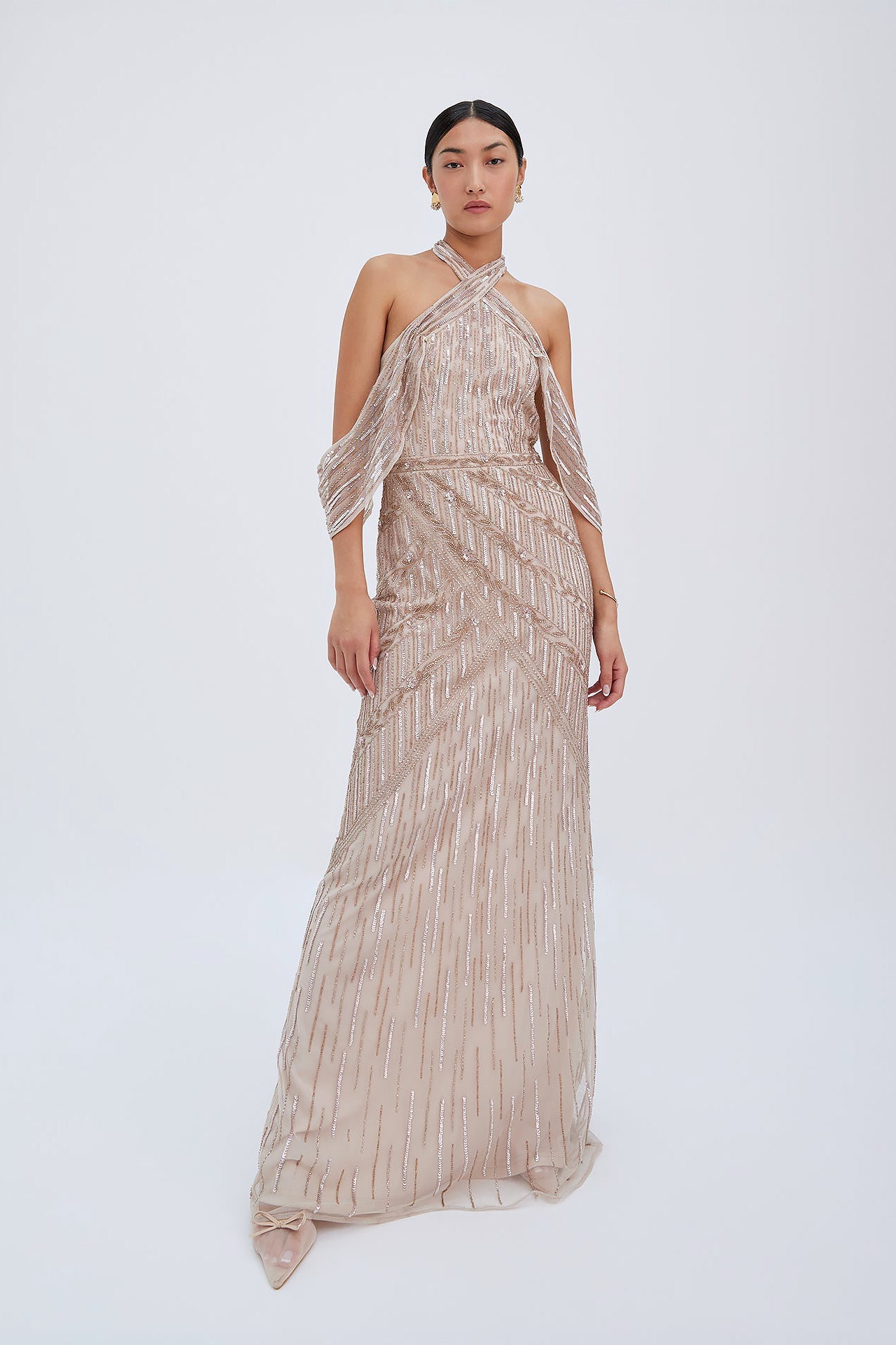 Nude Mia Gown by Raishma