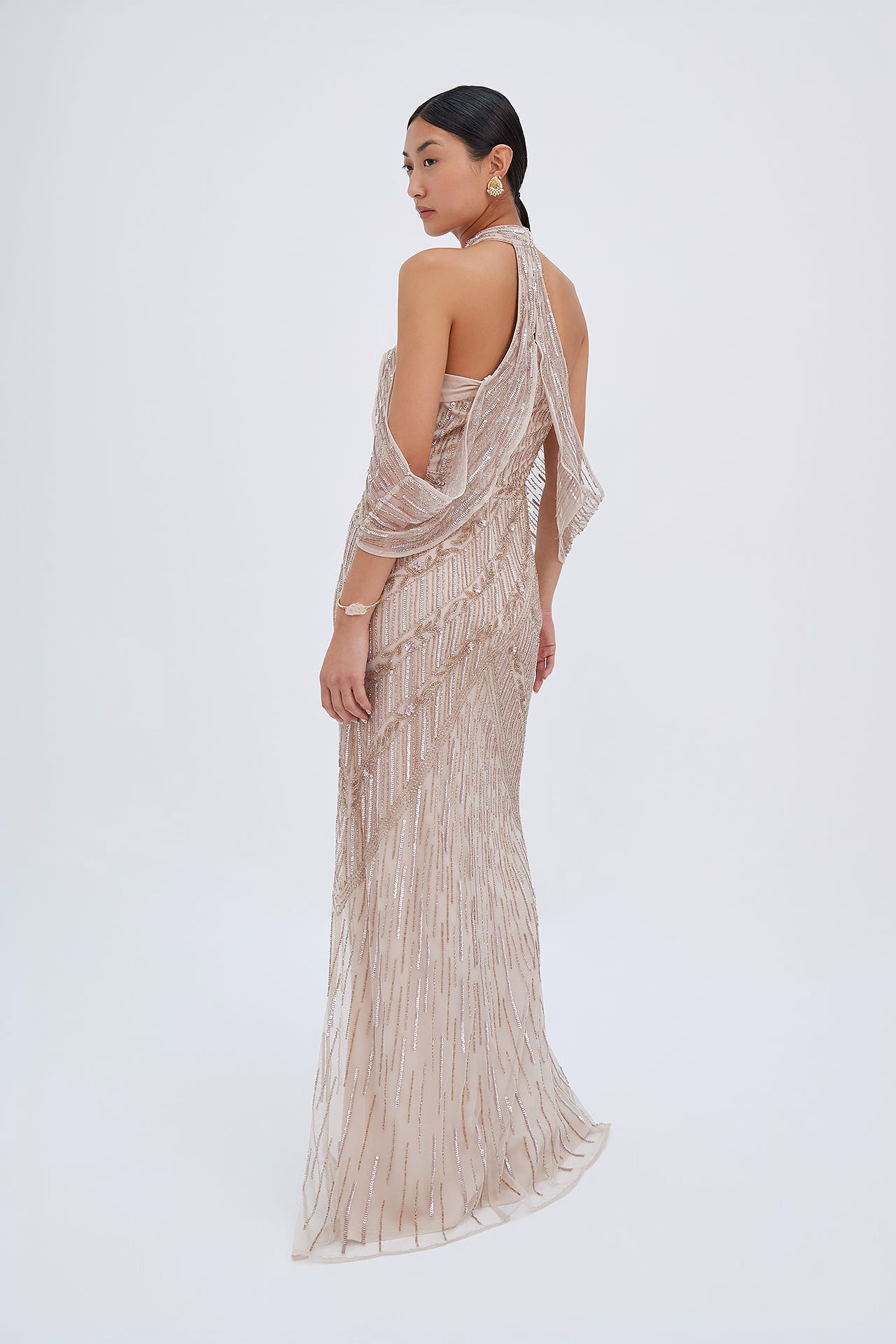Nude Mia Gown by Raishma