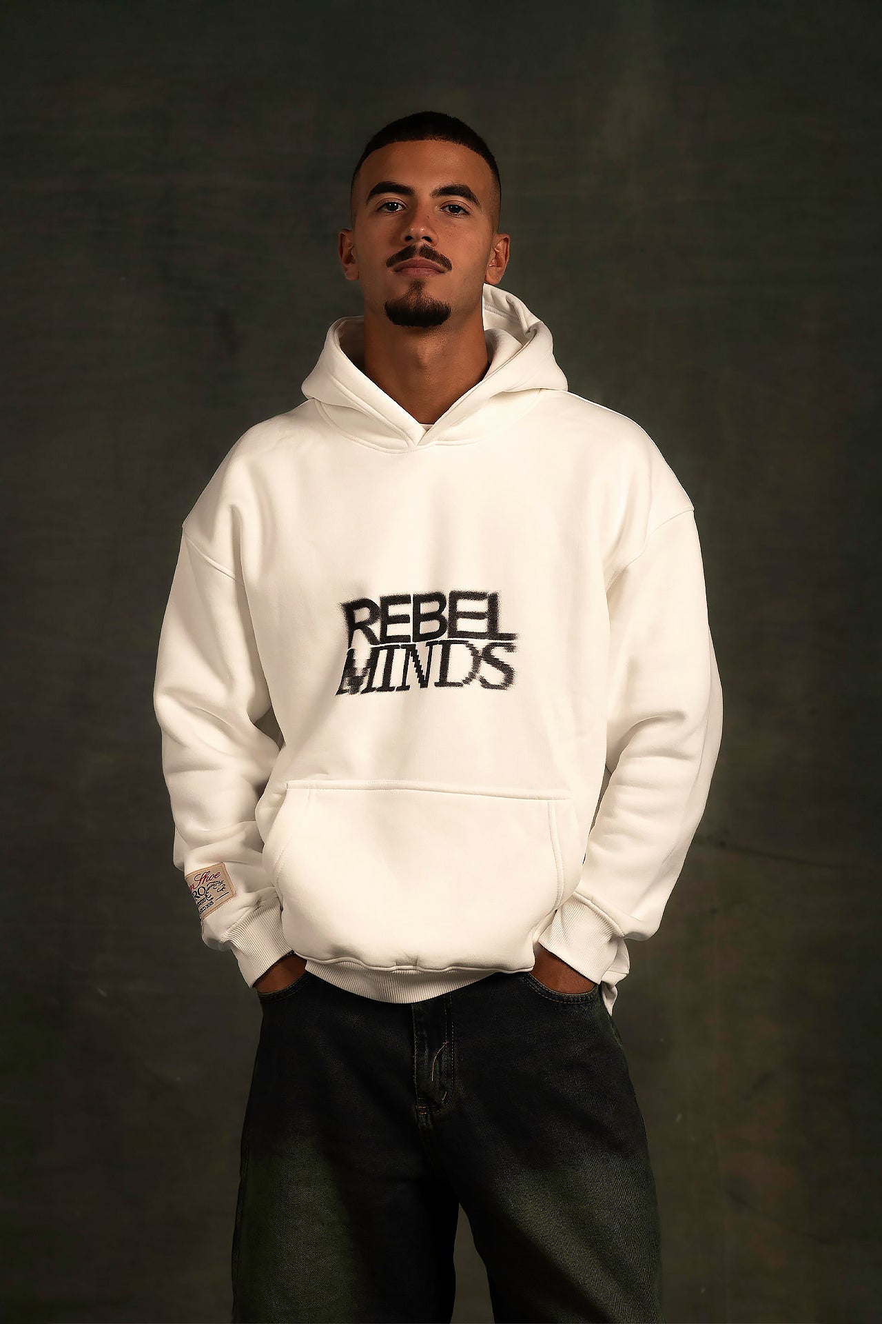 White Rebel Minds Hoodie By In Your Shoe