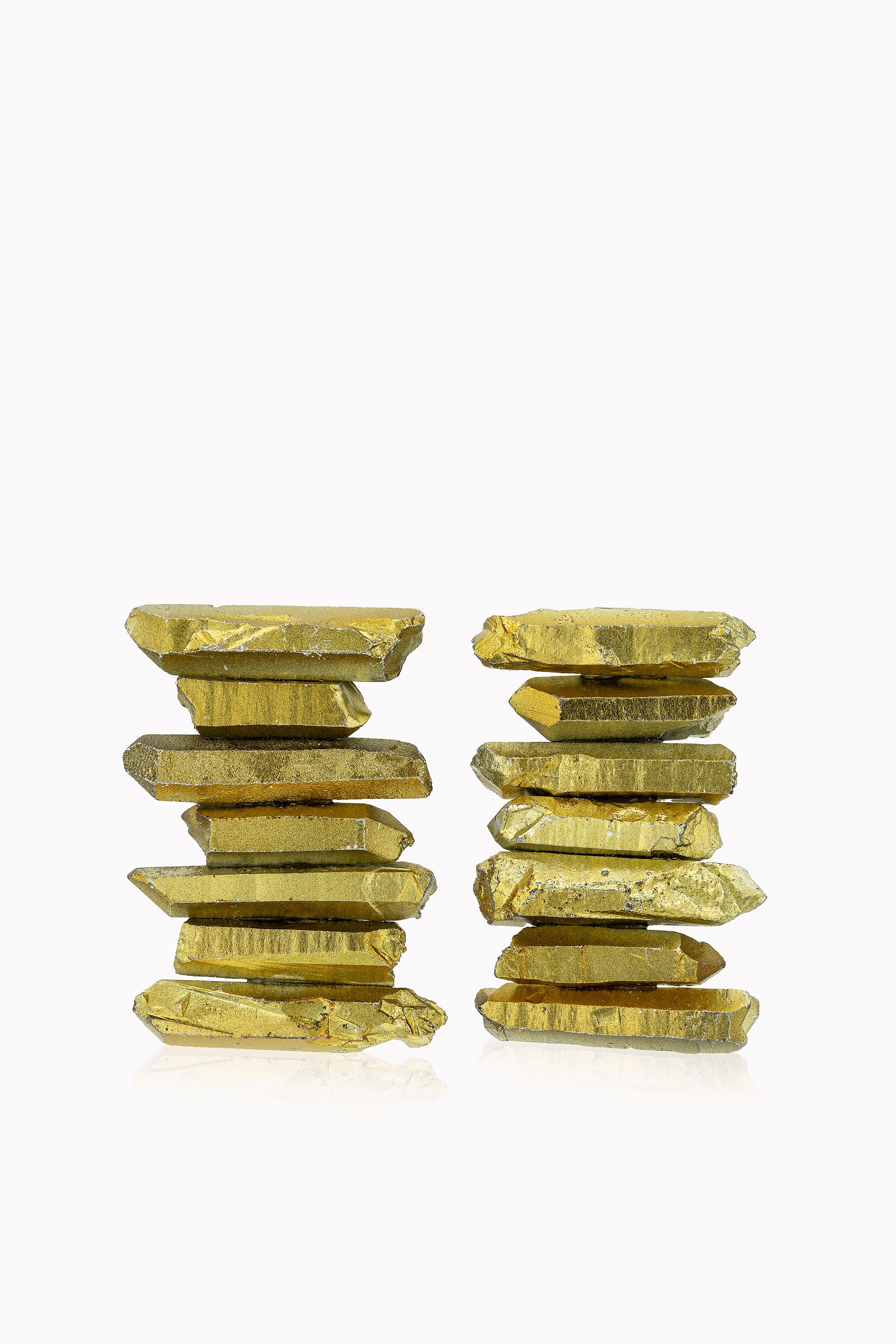 Gold Stonehenge Earrings by NK Jewelry