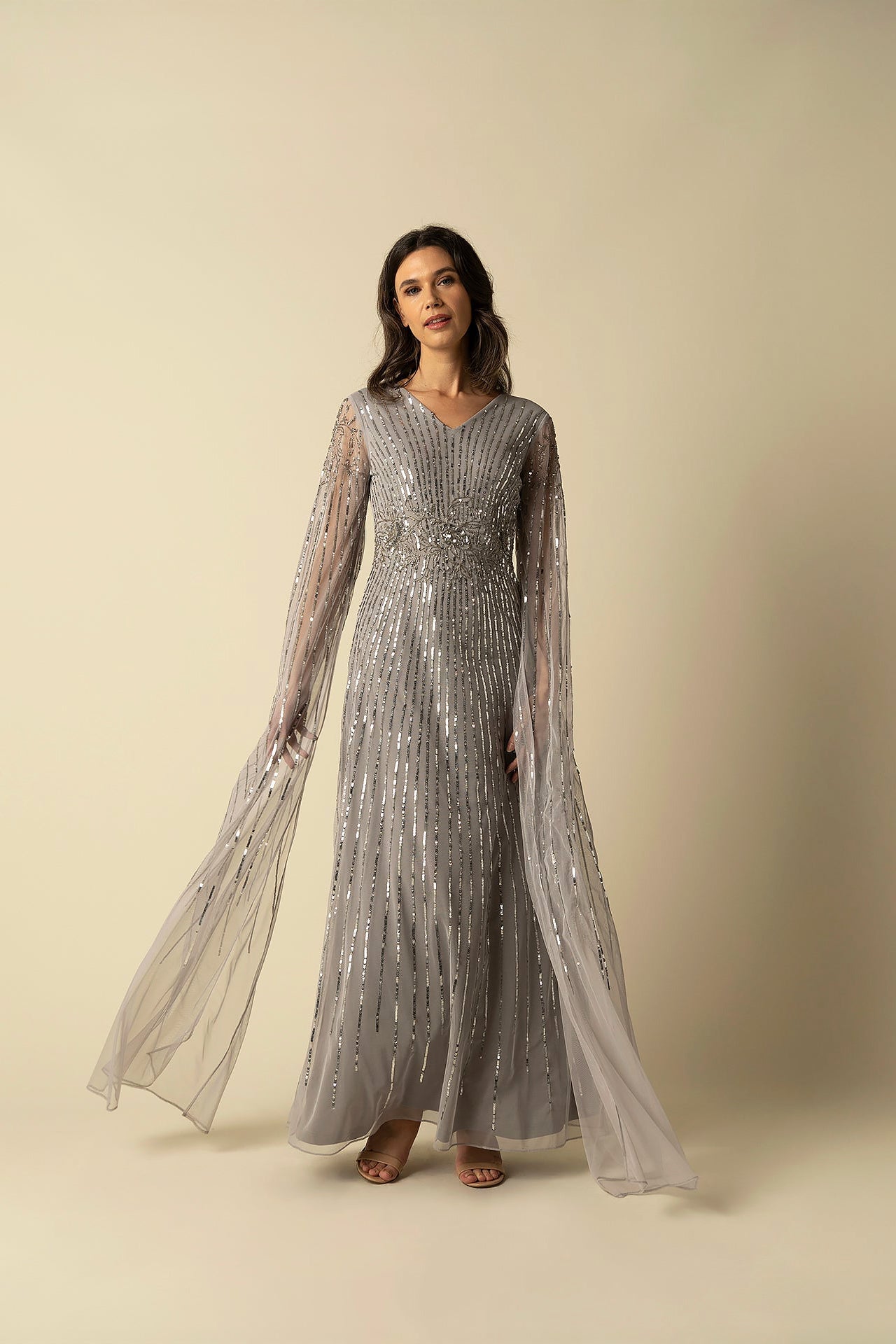Gray Peyton Gown by Raishma