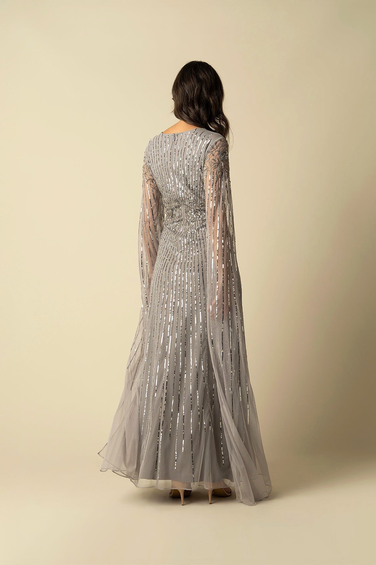 Gray Peyton Gown by Raishma