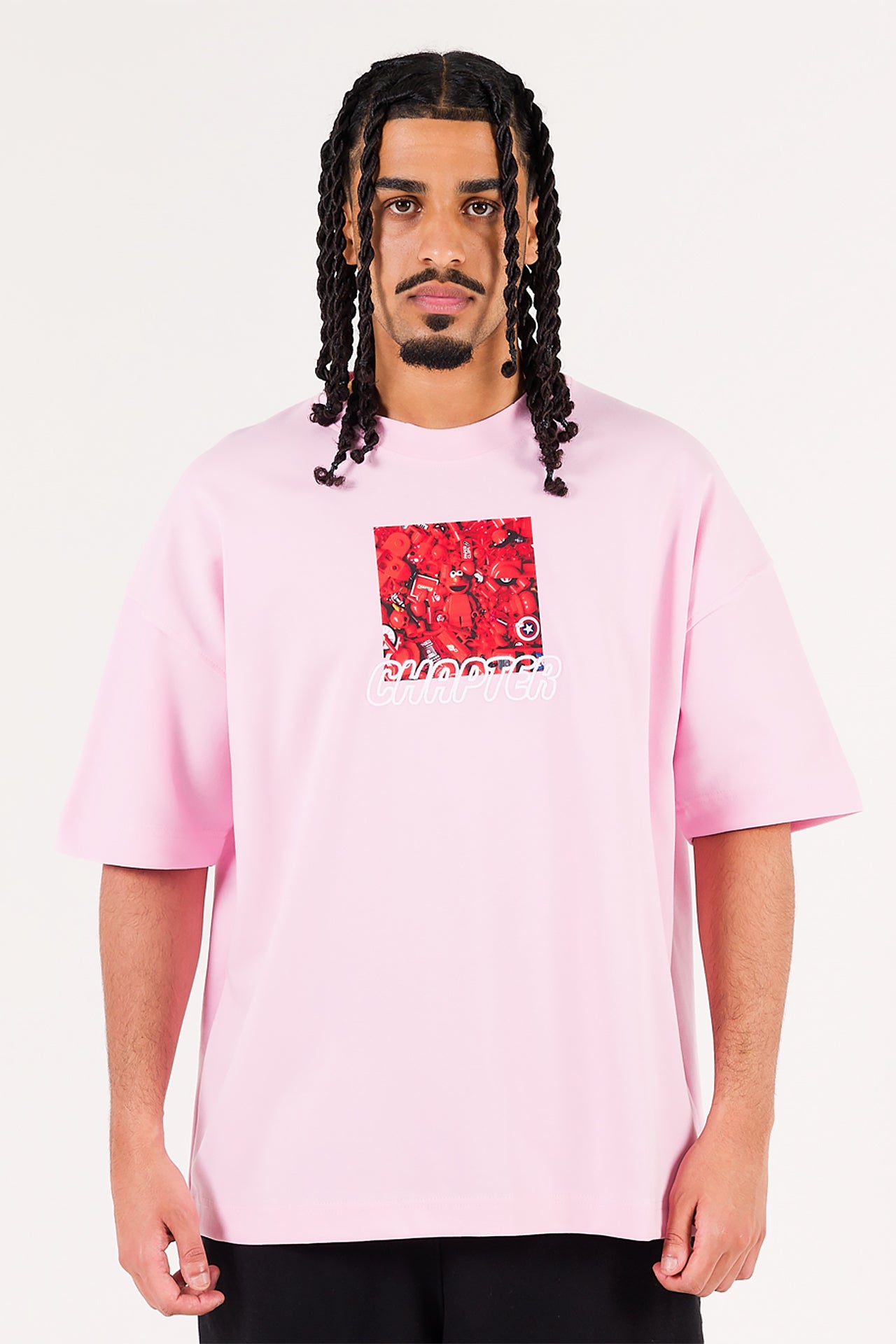 Unisex Pink Lego Graphic T-shirt by Chapter