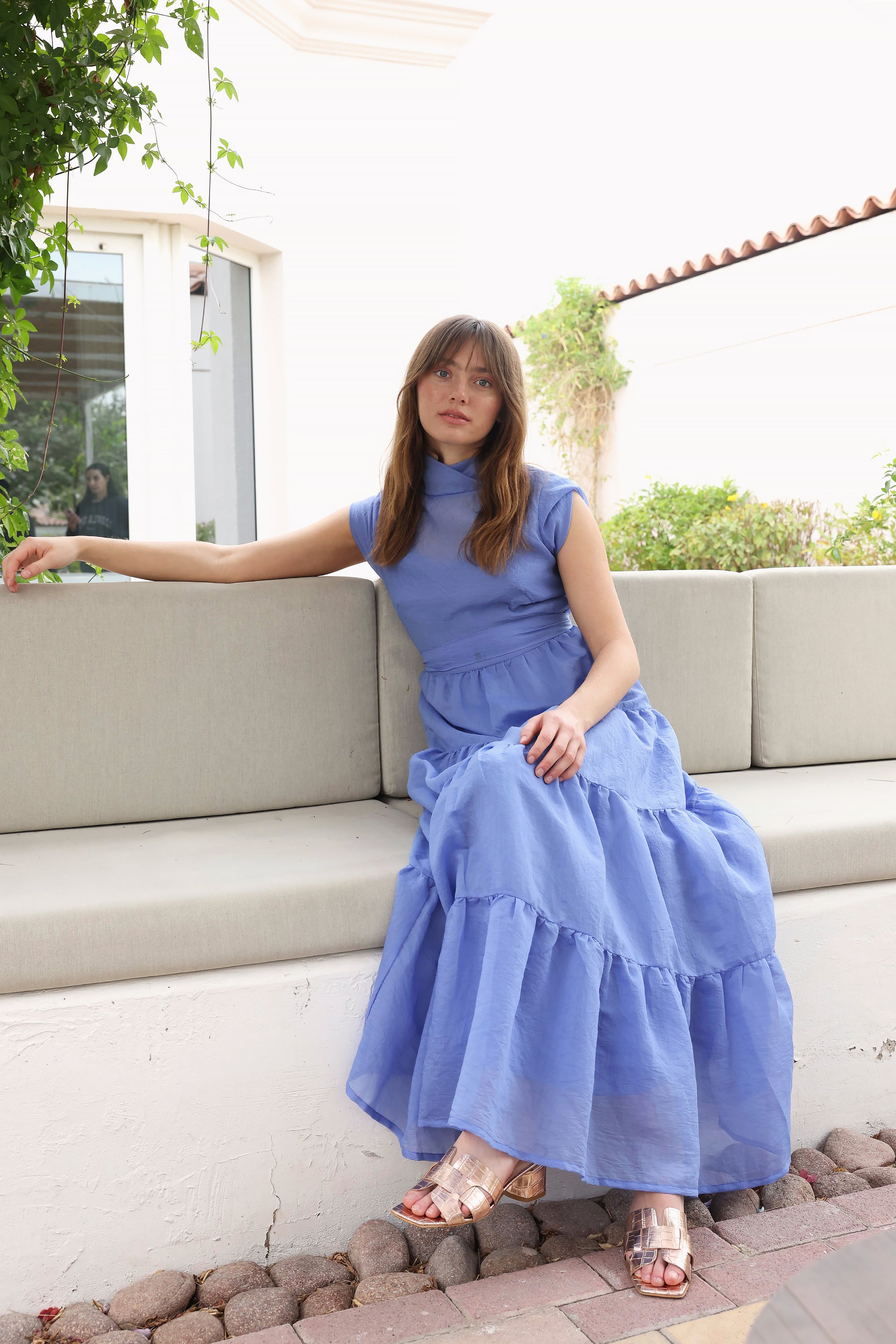 Blue Tsai Maxi Dress by Baruni