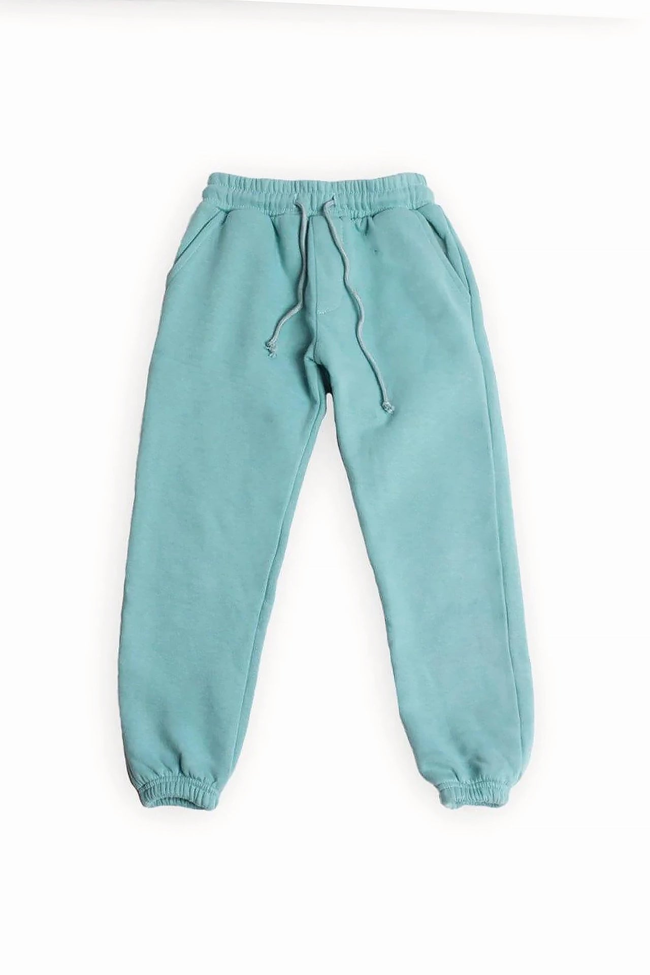 Kids Turquoise Plain Swants By In Your Shoe