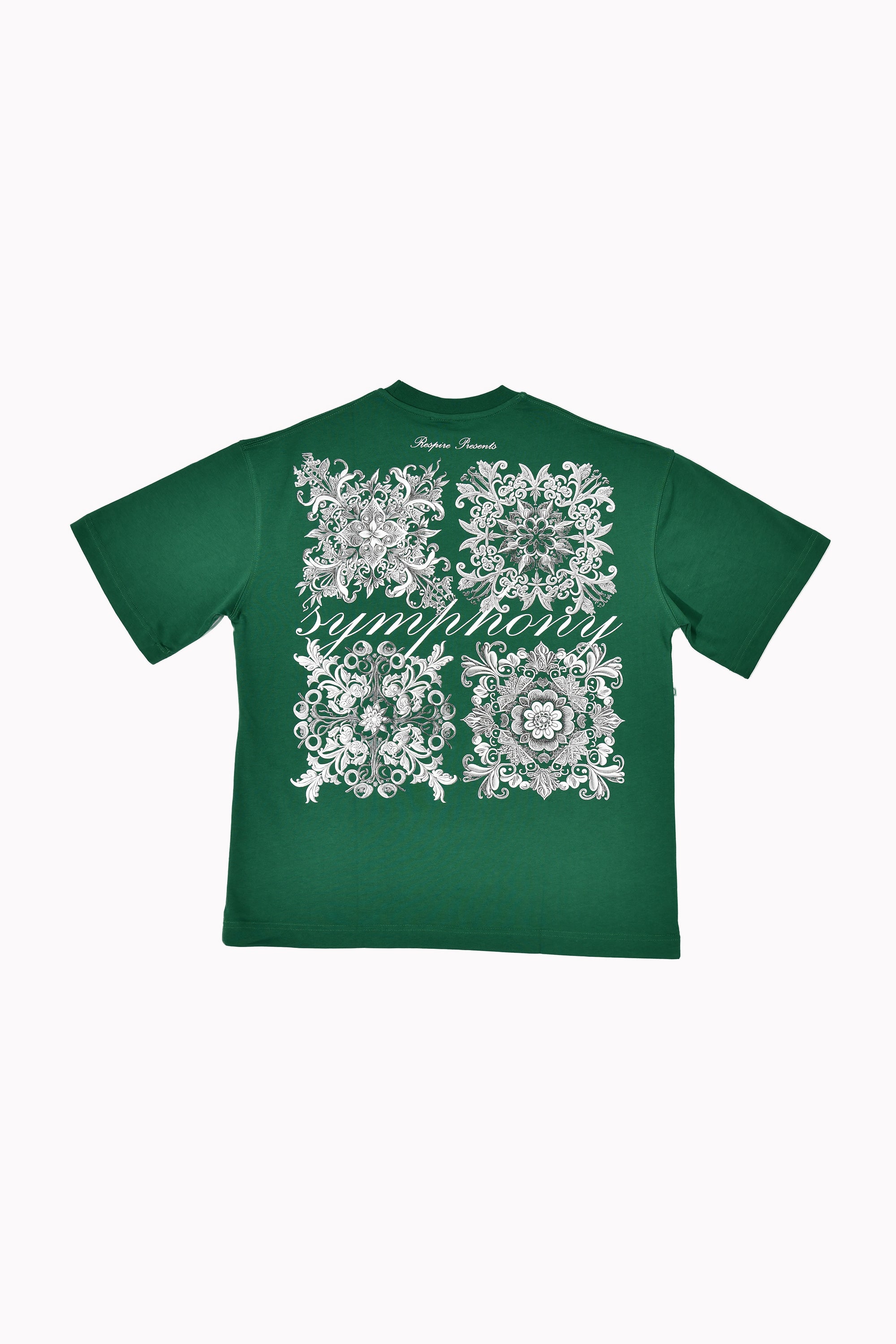 Men Green "Symphony" T-shirt by WECRE8
